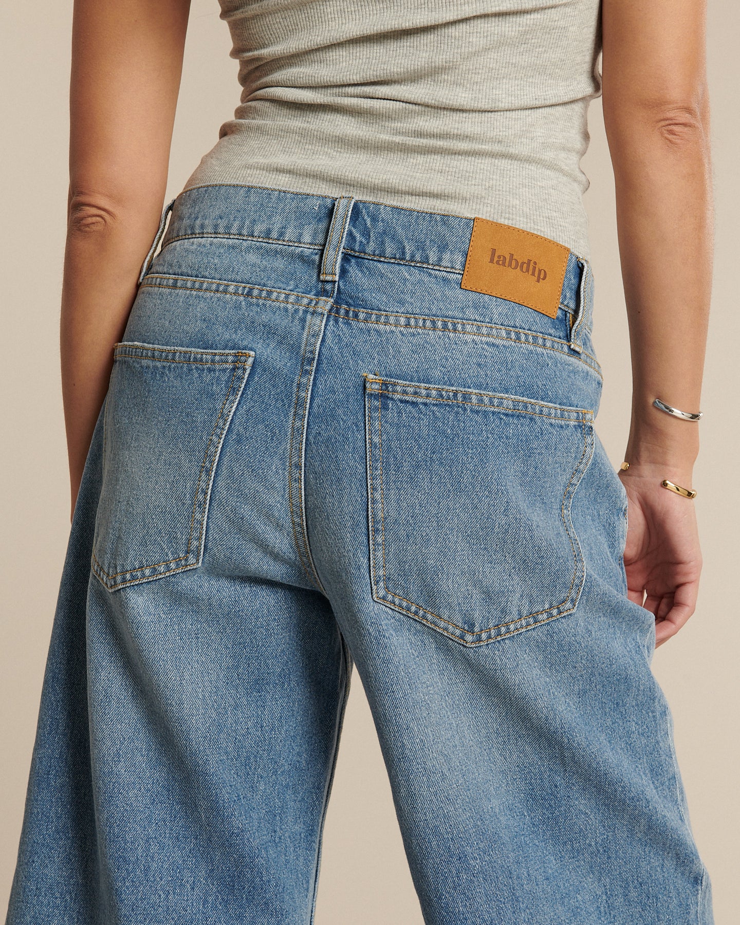 Labdip Kyoto bermuda jean droit IN 20 coton 12,5 oz
