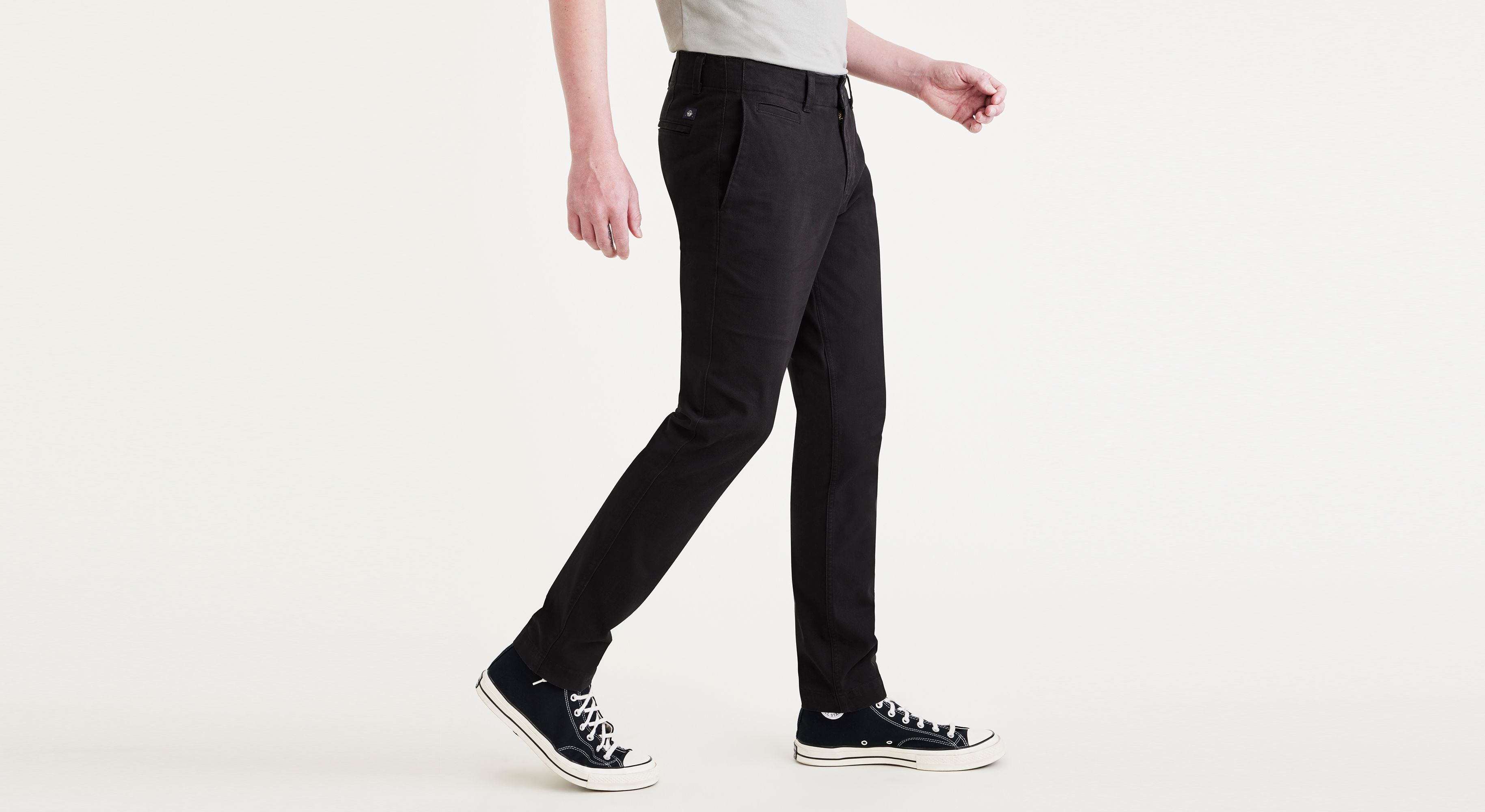 Dockers Alpha Skinny chino noir stretch très résistant homme