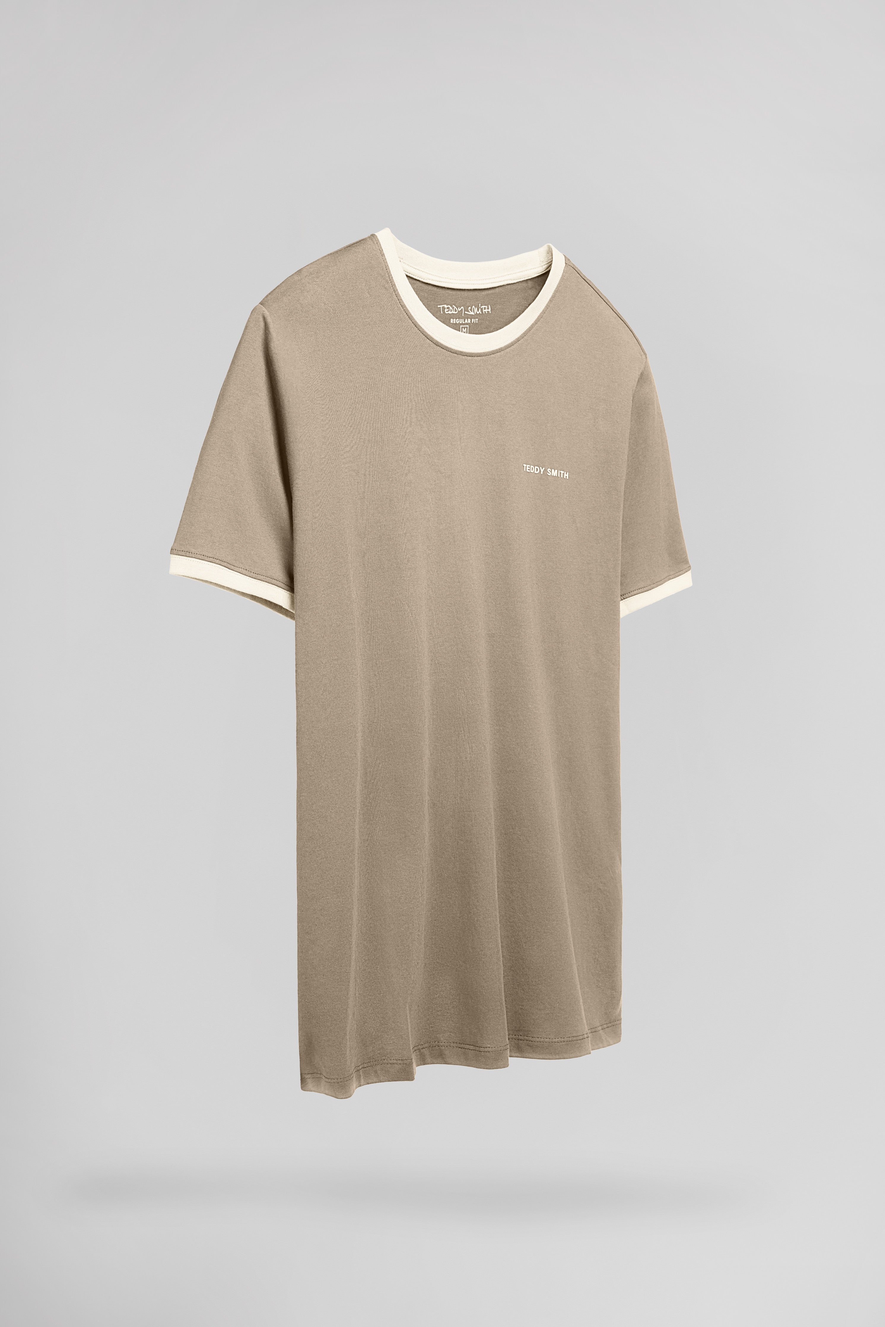 Teddy Smith The-Tee 2 R MC t-shirt wolf beige homme