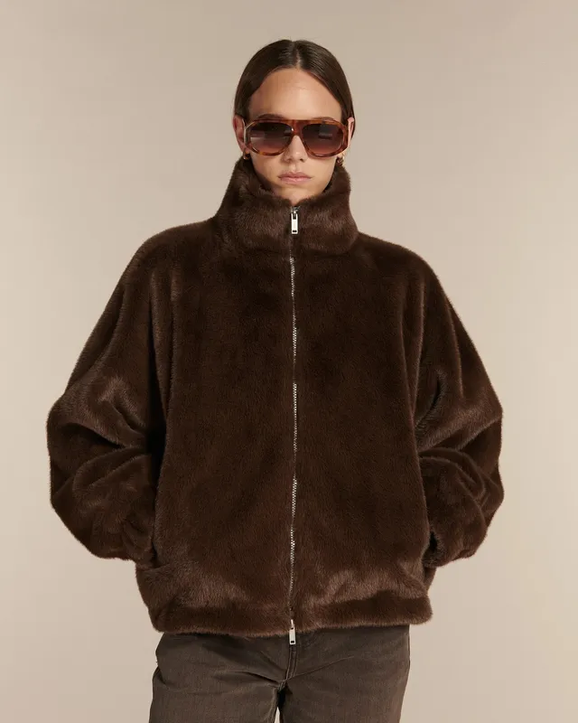 Labdip Boy Mink Paddington veste fausse fourrure