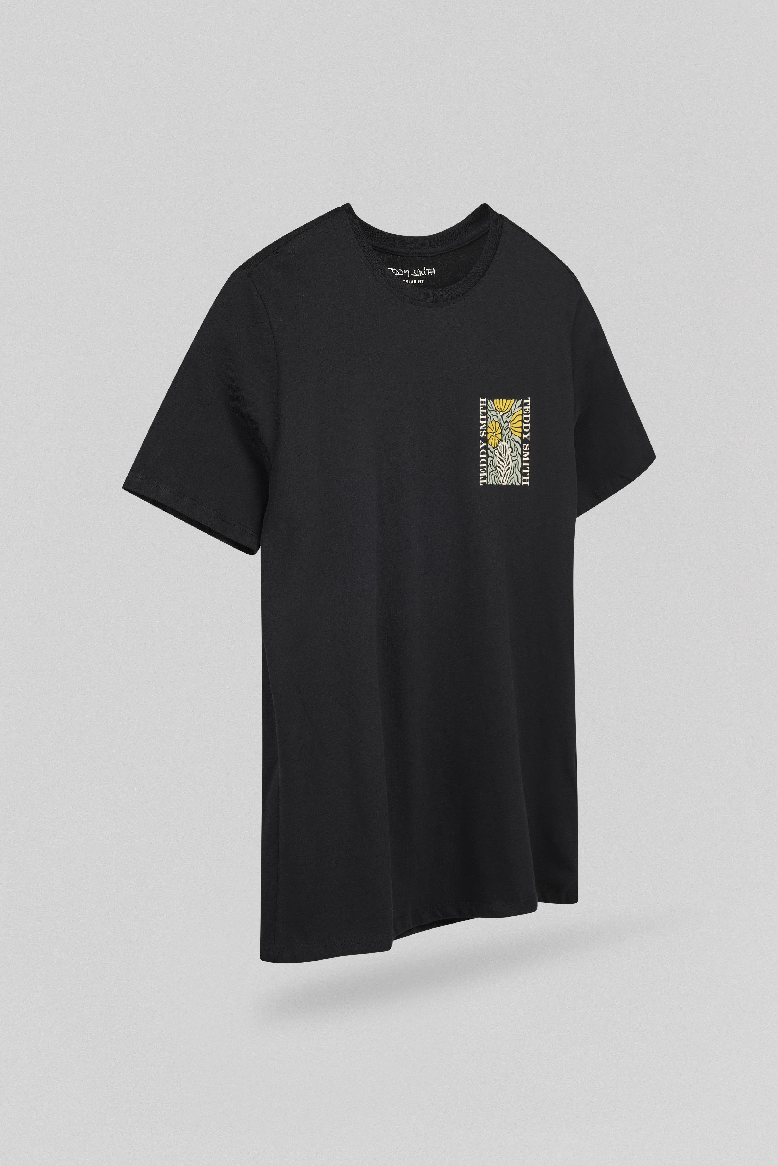 Teddy Smith T-Panorama MC t-shirt charbon homme