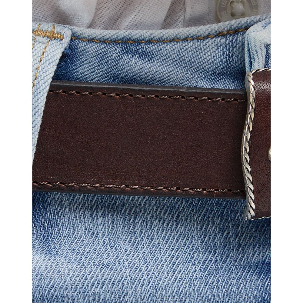 Lee Buckle Belt ceinture femme marron foncé cuir