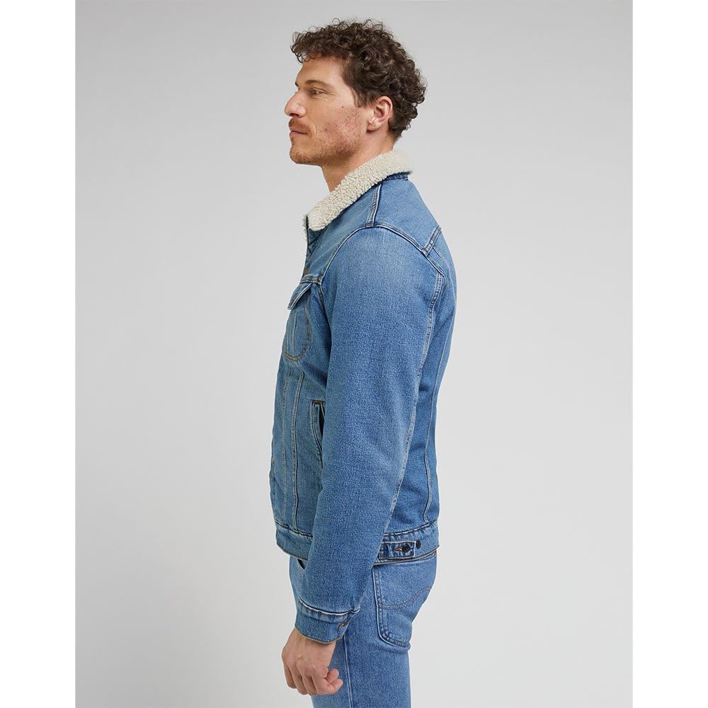 Lee Sherpa Jacket Veste homme bleu vrai bleu taille S