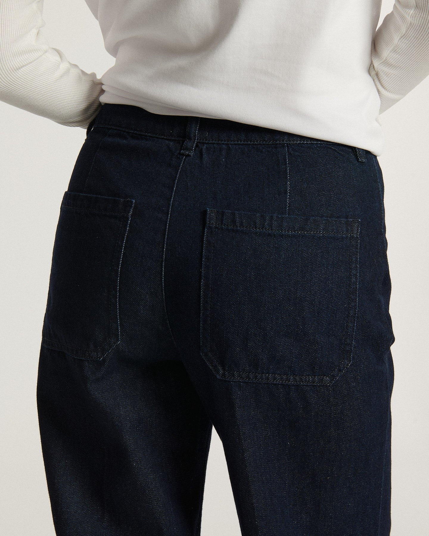 Labdip Swann Brut jean large taille haute brut