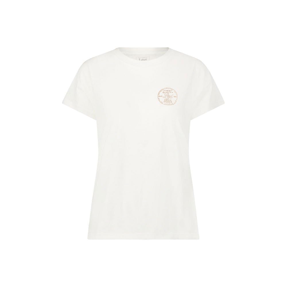 Lee Small Logo Tee tee-shirt femme Pretty Plum coupe regular
