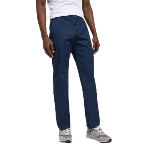 Lee Regular Chino pantalon homme bleu marine 31W/30L coton