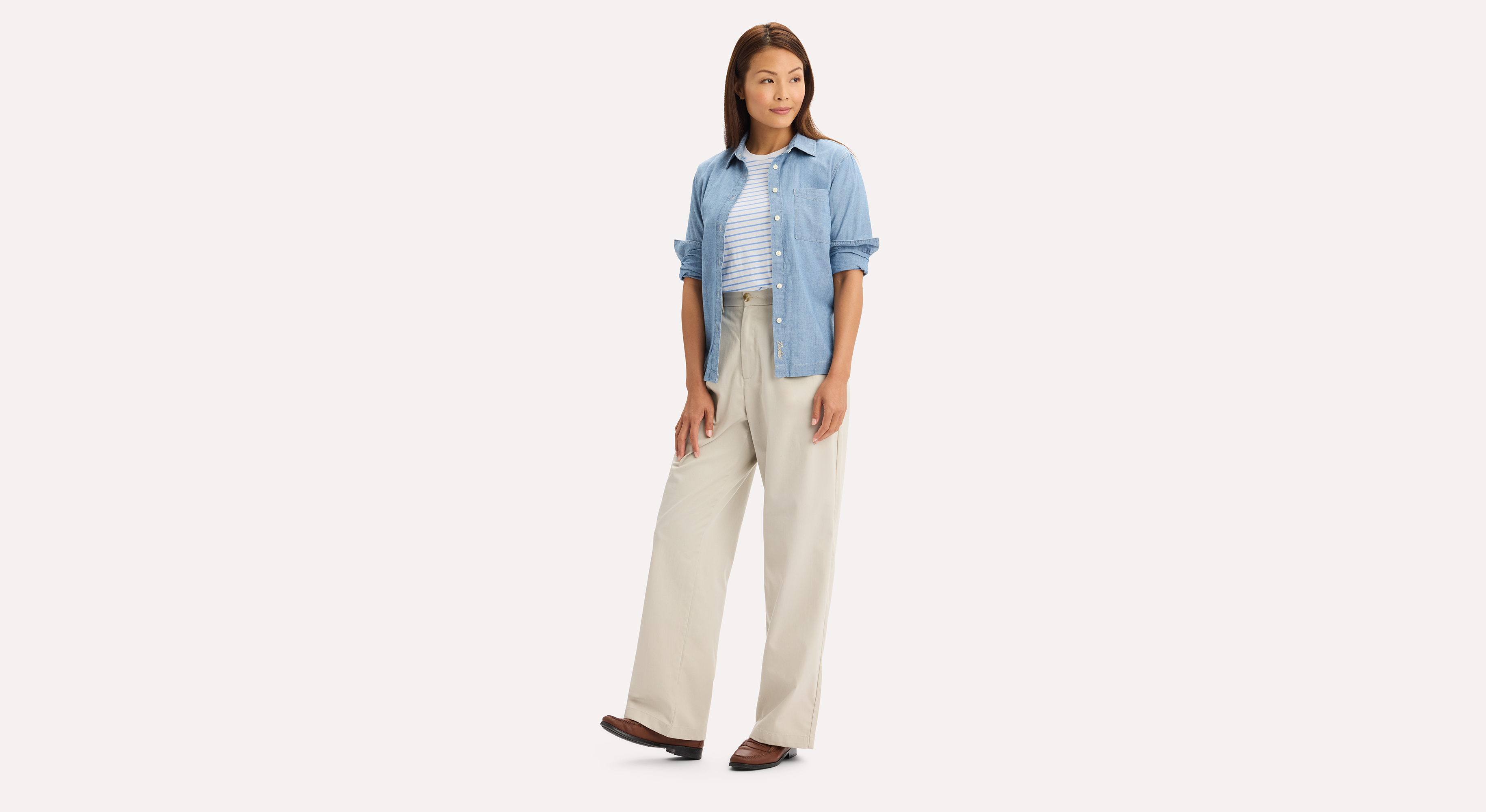 Dockers 1-Pocket Shirt chemise indigo poche poitrine