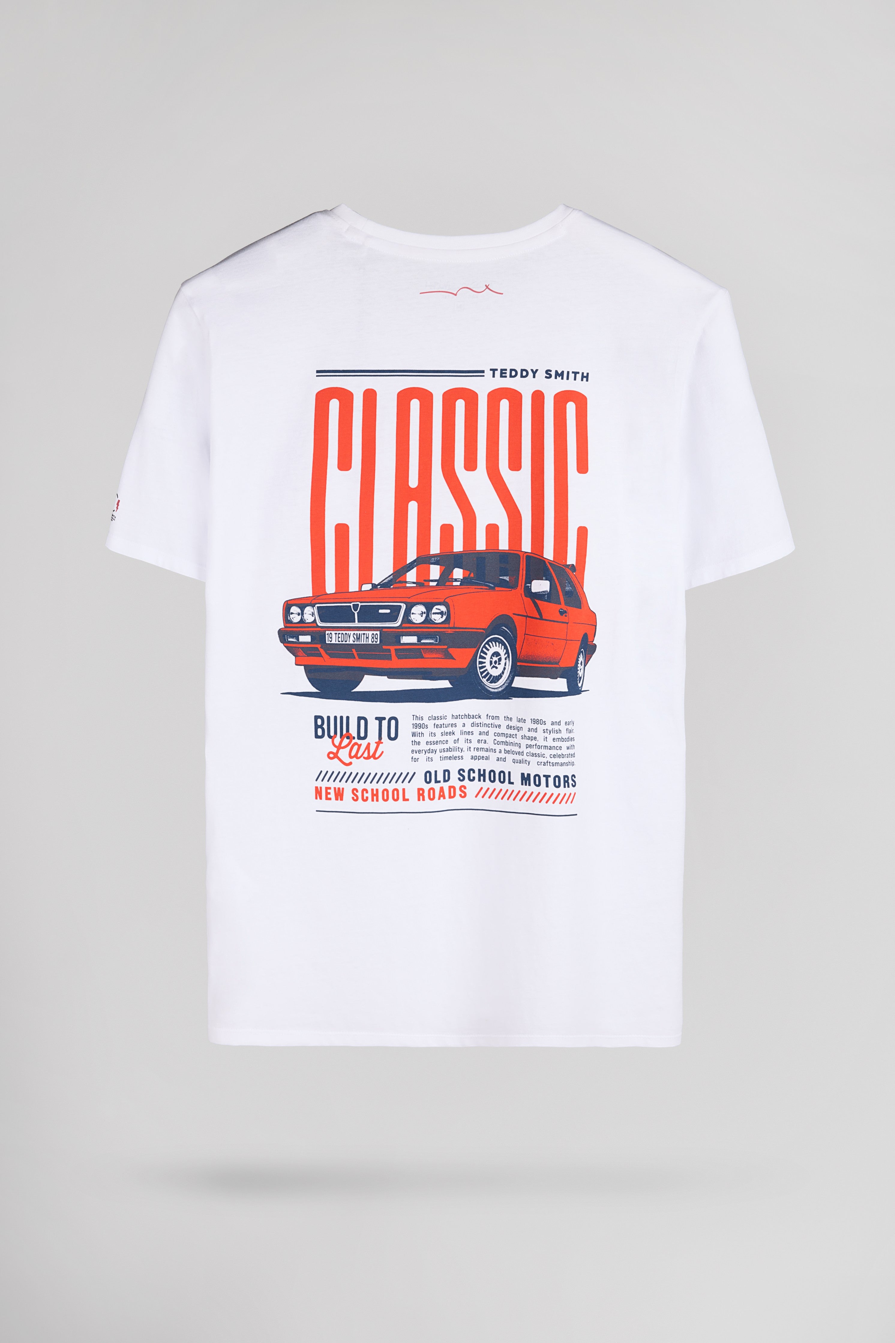Teddy Smith T-Cars 1 MC t-shirt homme blanc racing