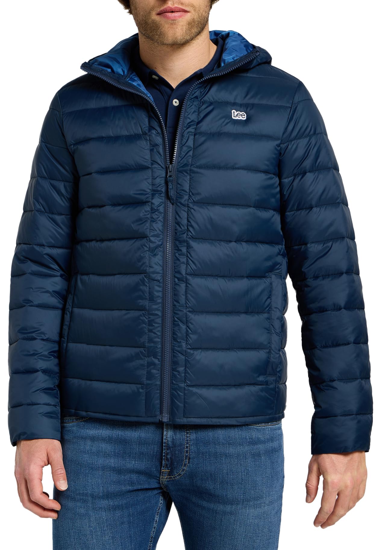 Lee Light Puffer Jkt Olive Night veste légère homme