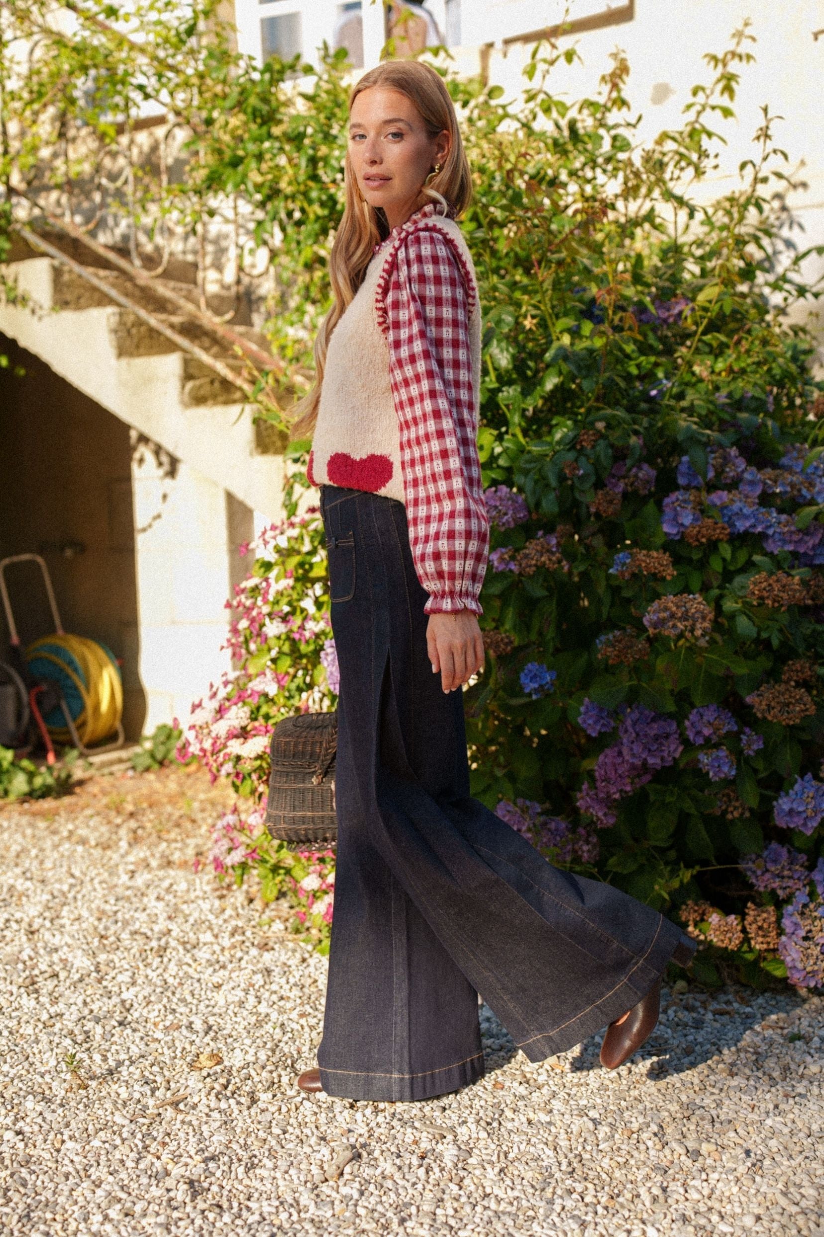 Maison Onado Axel jean wide leg brut workwear
