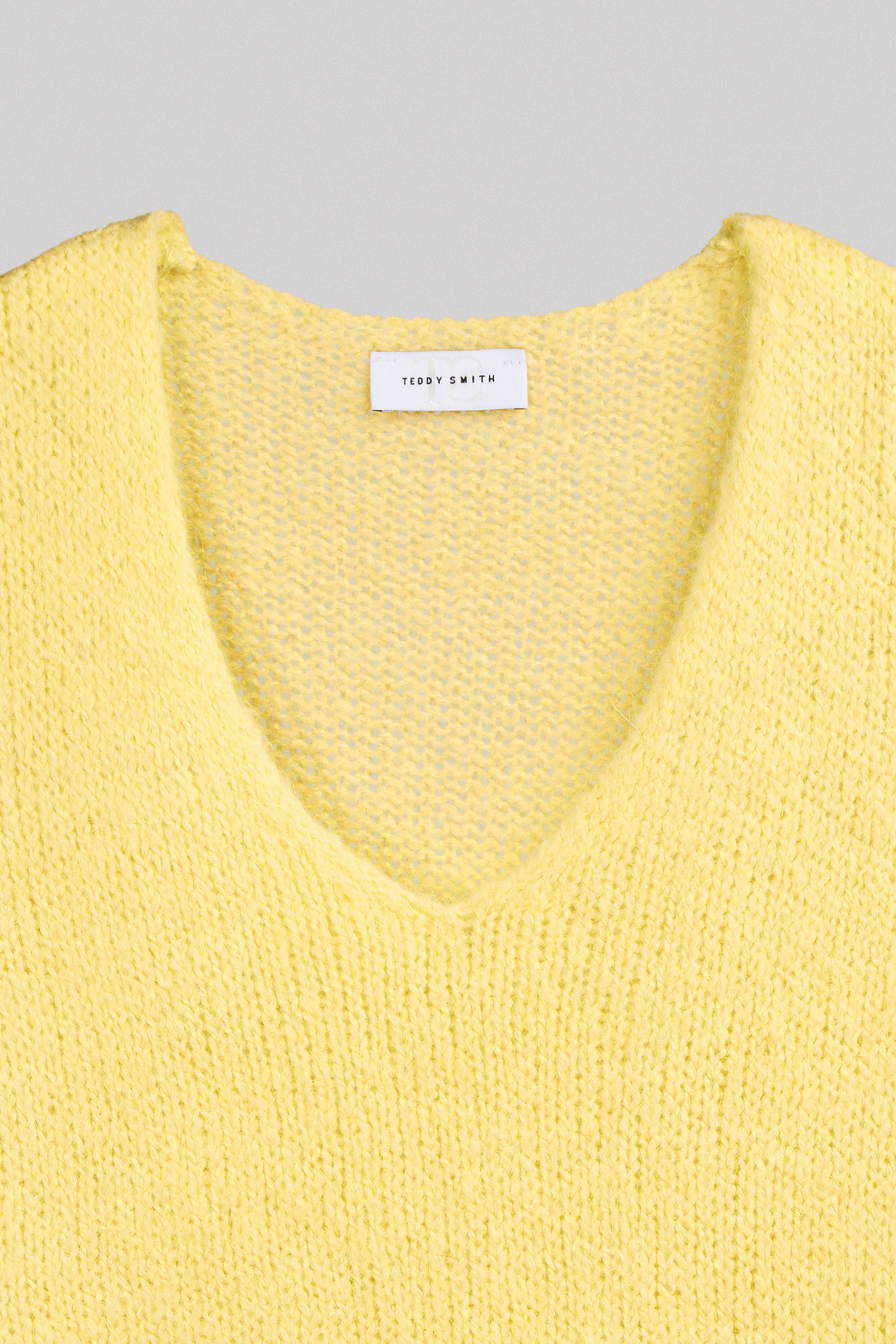 Teddy Smith P-Molia pull sans manches jaune citron femme