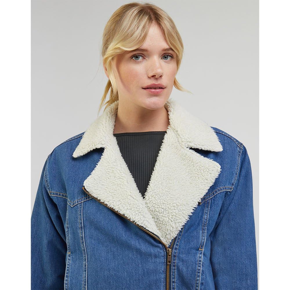 Lee Sherpa Moto JKT veste denim XL doublure sherpa