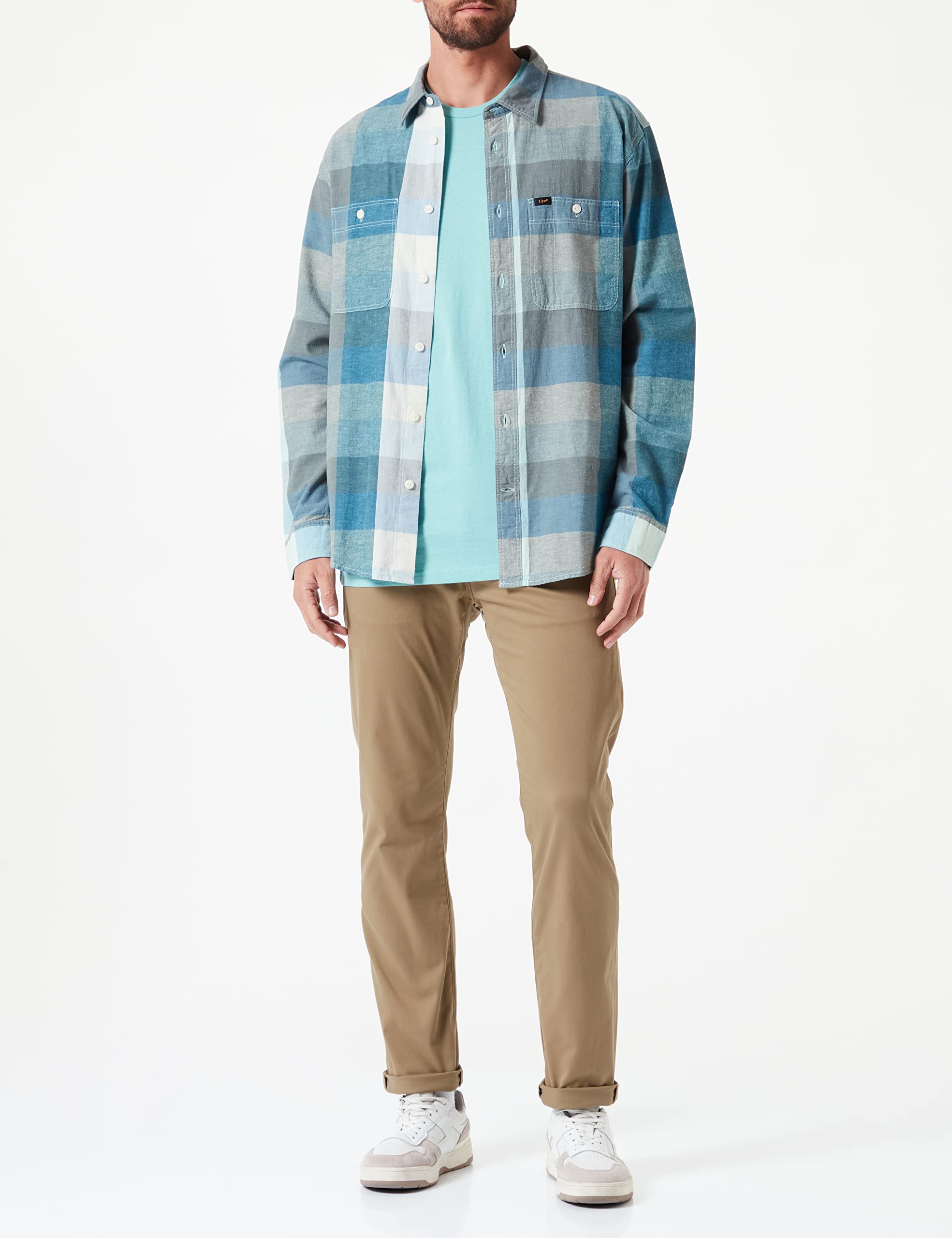 Lee t-shirt homme écru motif années 70