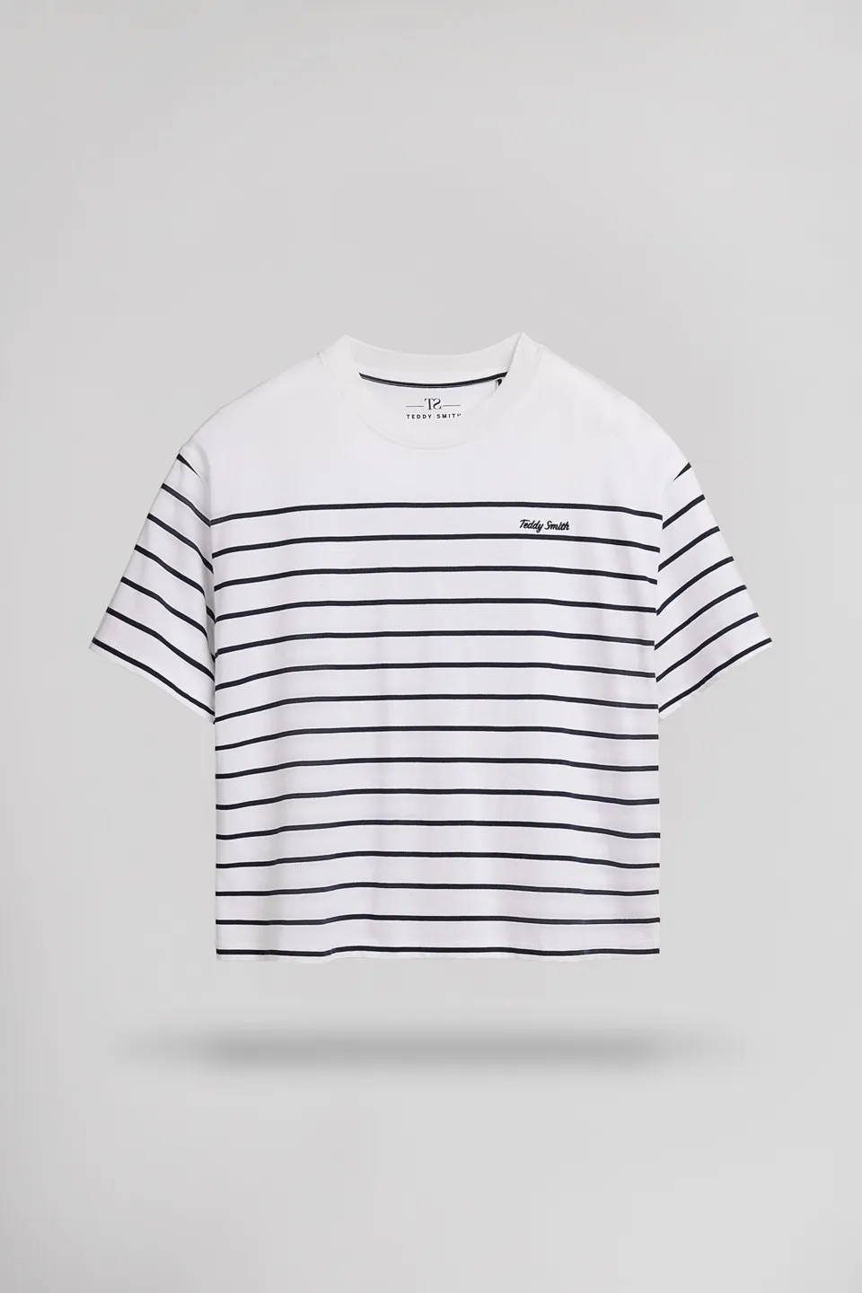 Teddy Smith T-Carla Stripes t-shirt rayé dark navy femme