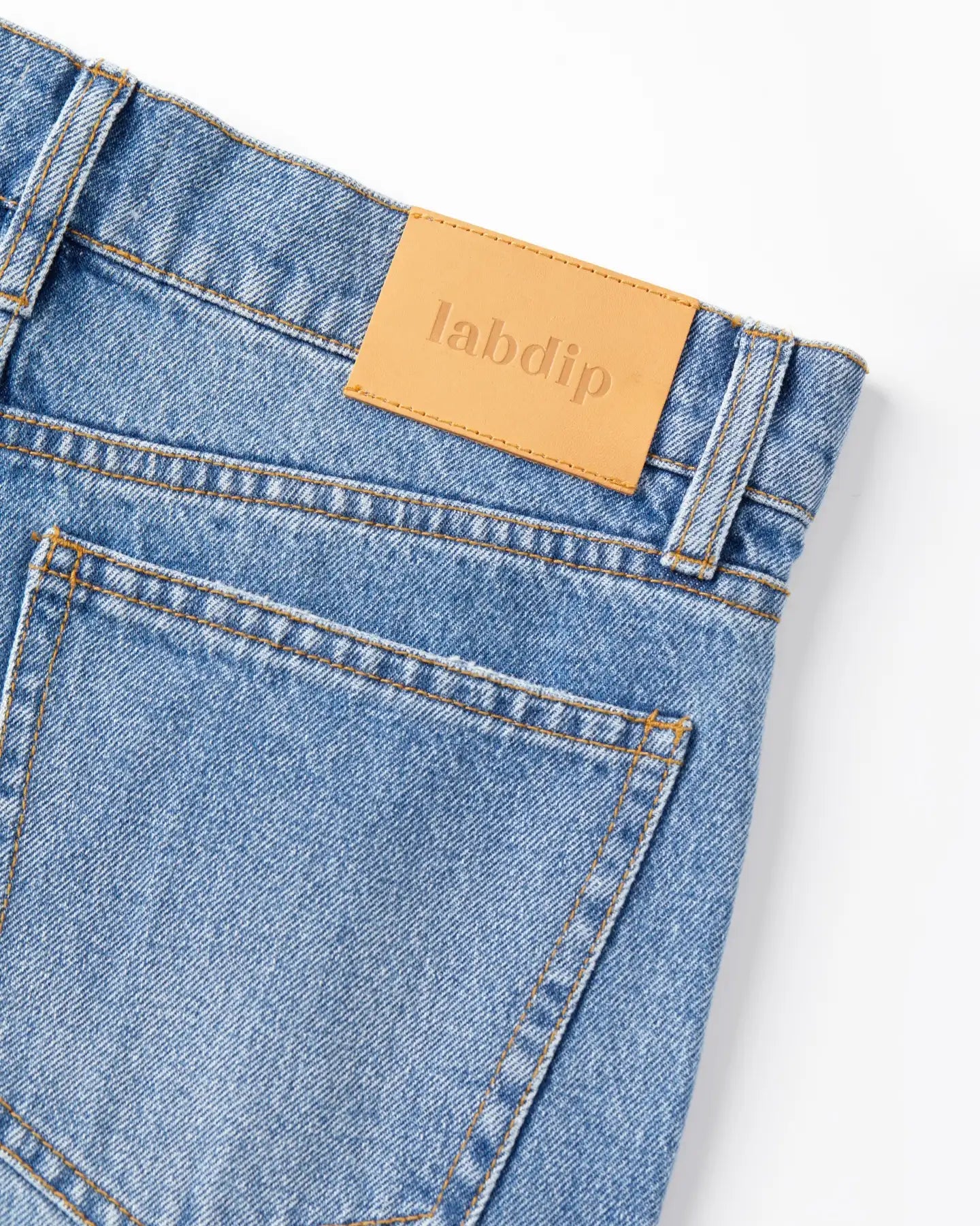 Labdip Quincy Denim Stone Fade IN 28 jean boyfriend bleu