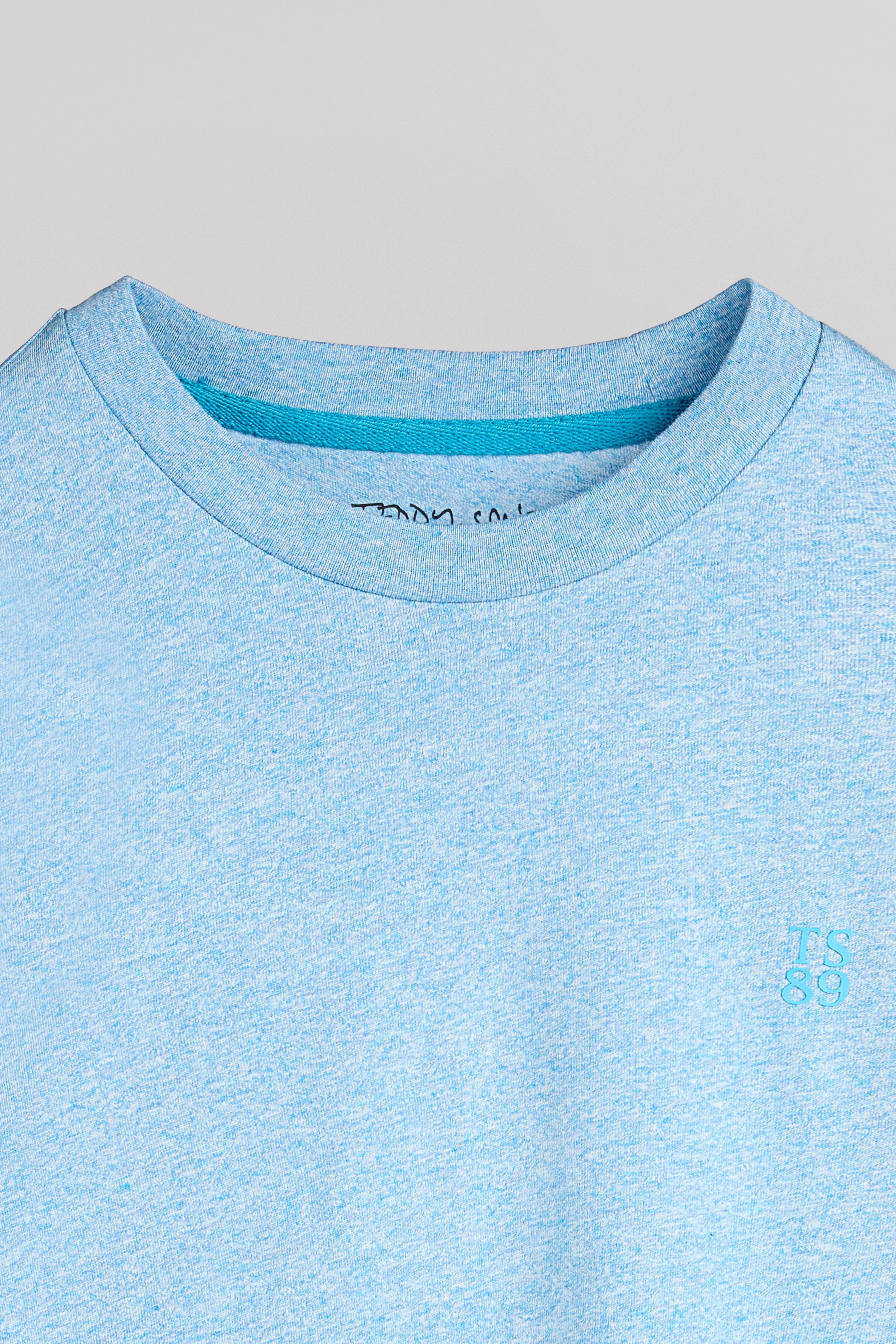 Teddy Smith T-Narvik MC t-shirt bleu paon