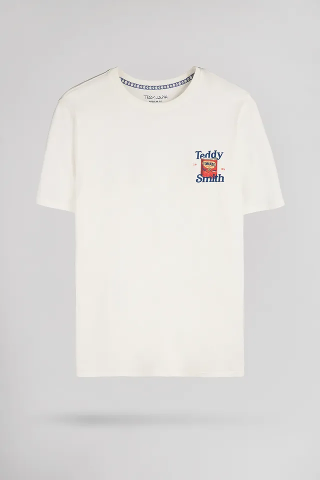 Teddy Smith T-Tomato MC t-shirt middle white coton