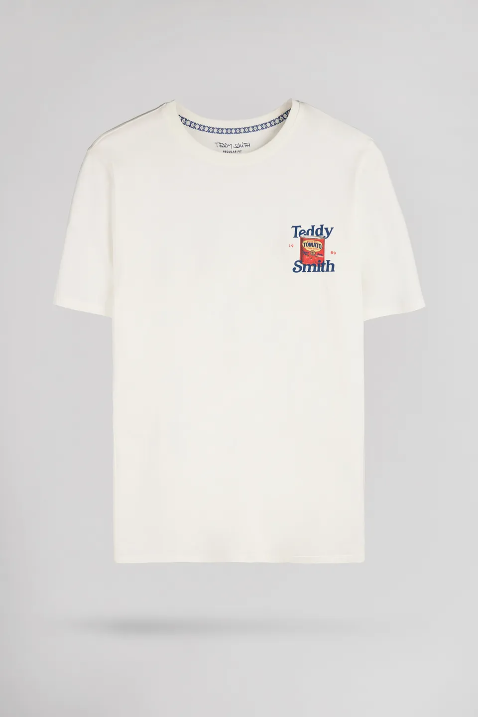 Teddy Smith T-Tomato MC t-shirt middle white coton