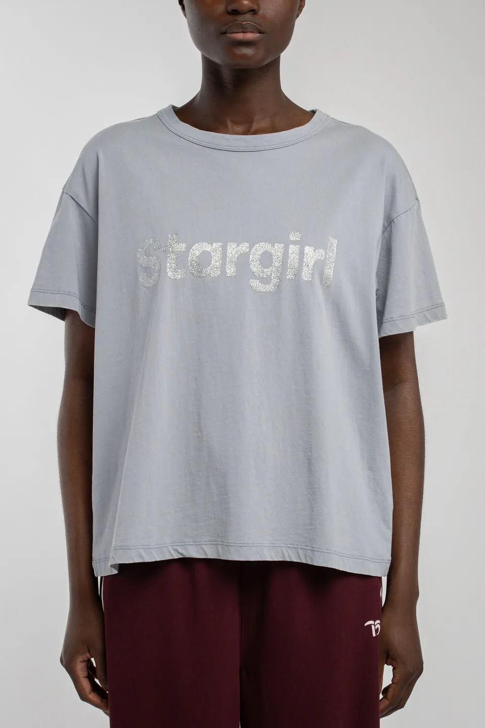 Teddy Smith T-Silver MC t-shirt oversize gris lune
