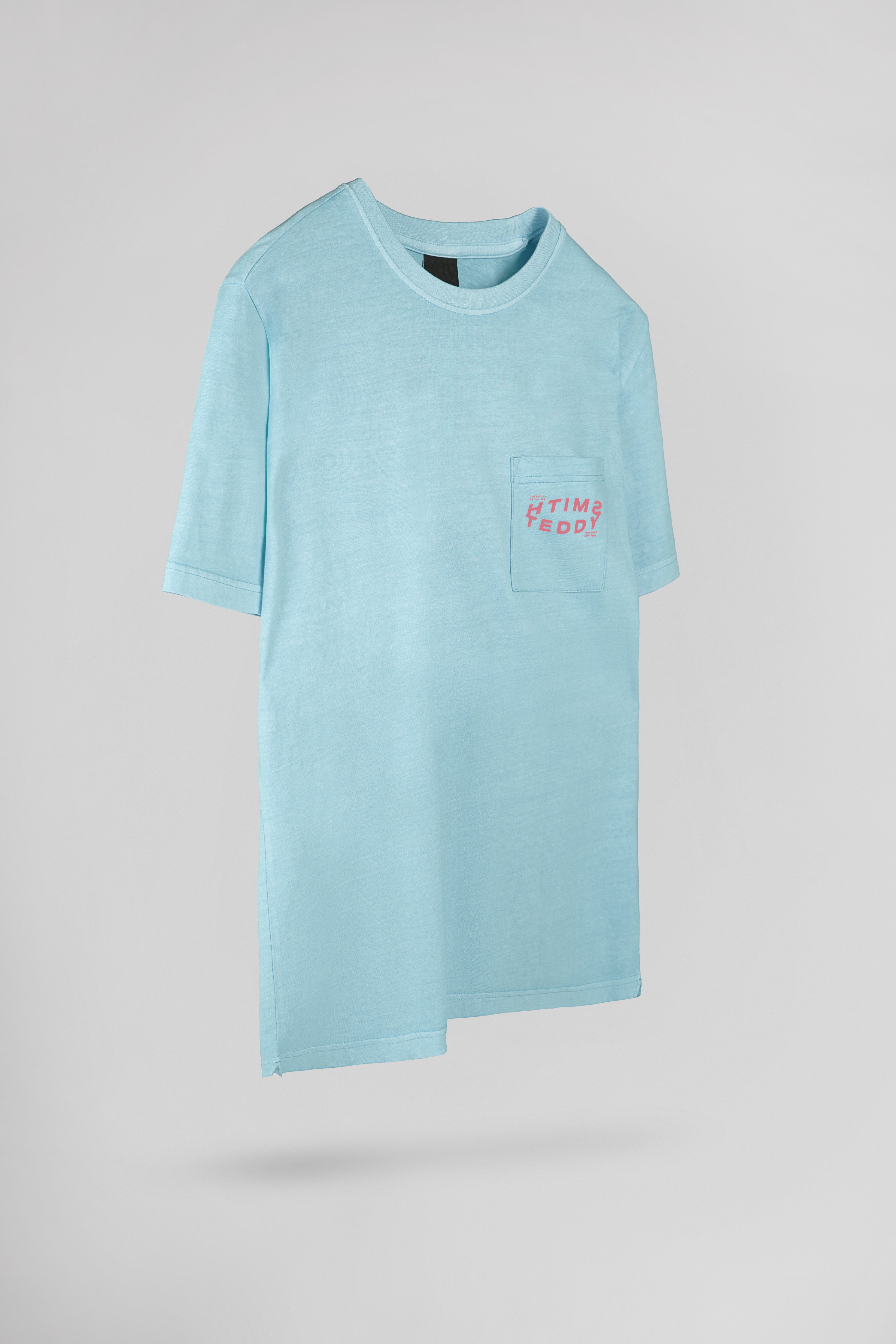 Teddy Smith T-Squad MC t-shirt large Bleu Lagon délavé