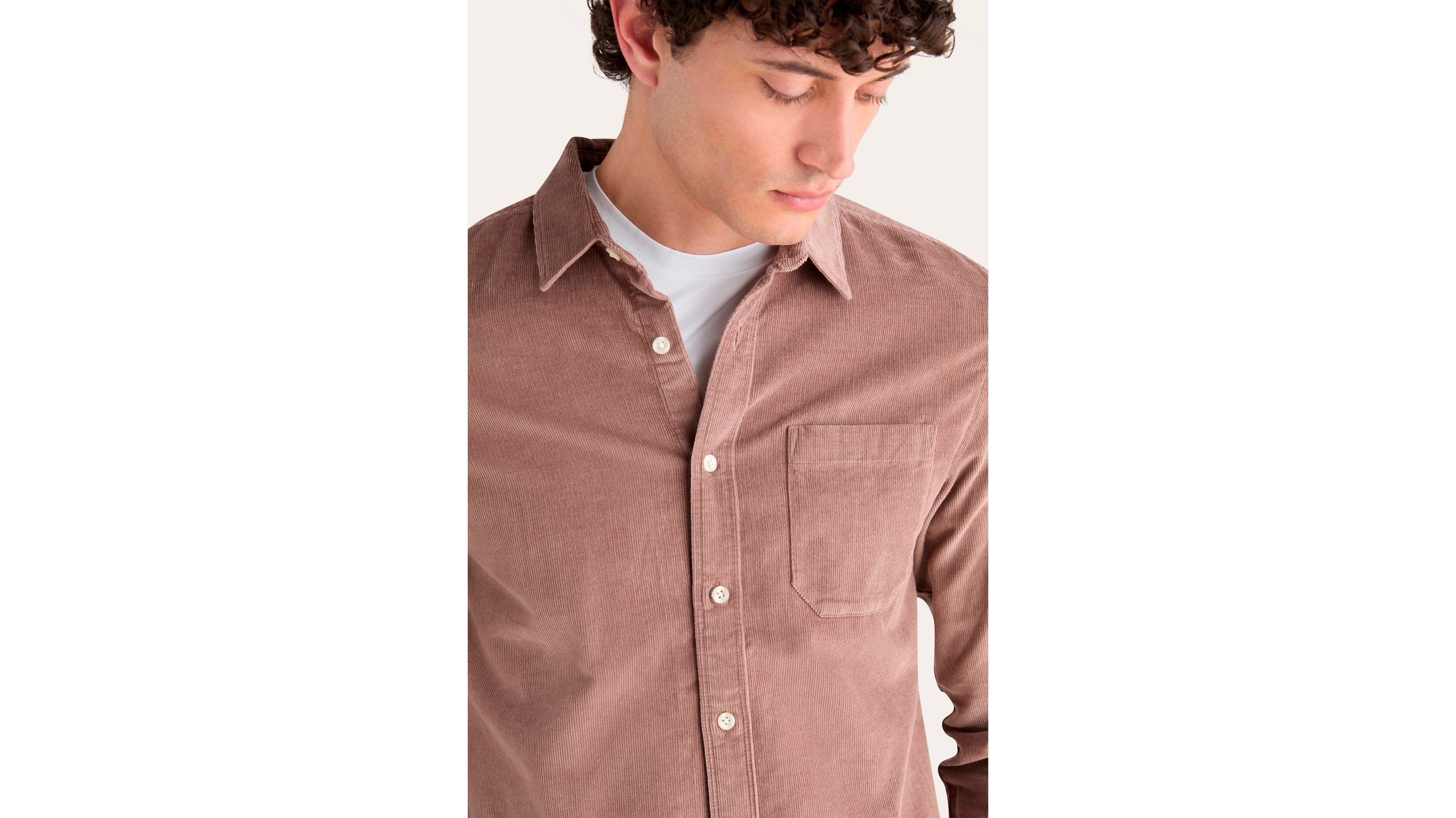 Dockers Ultimate chemise regular marron courte