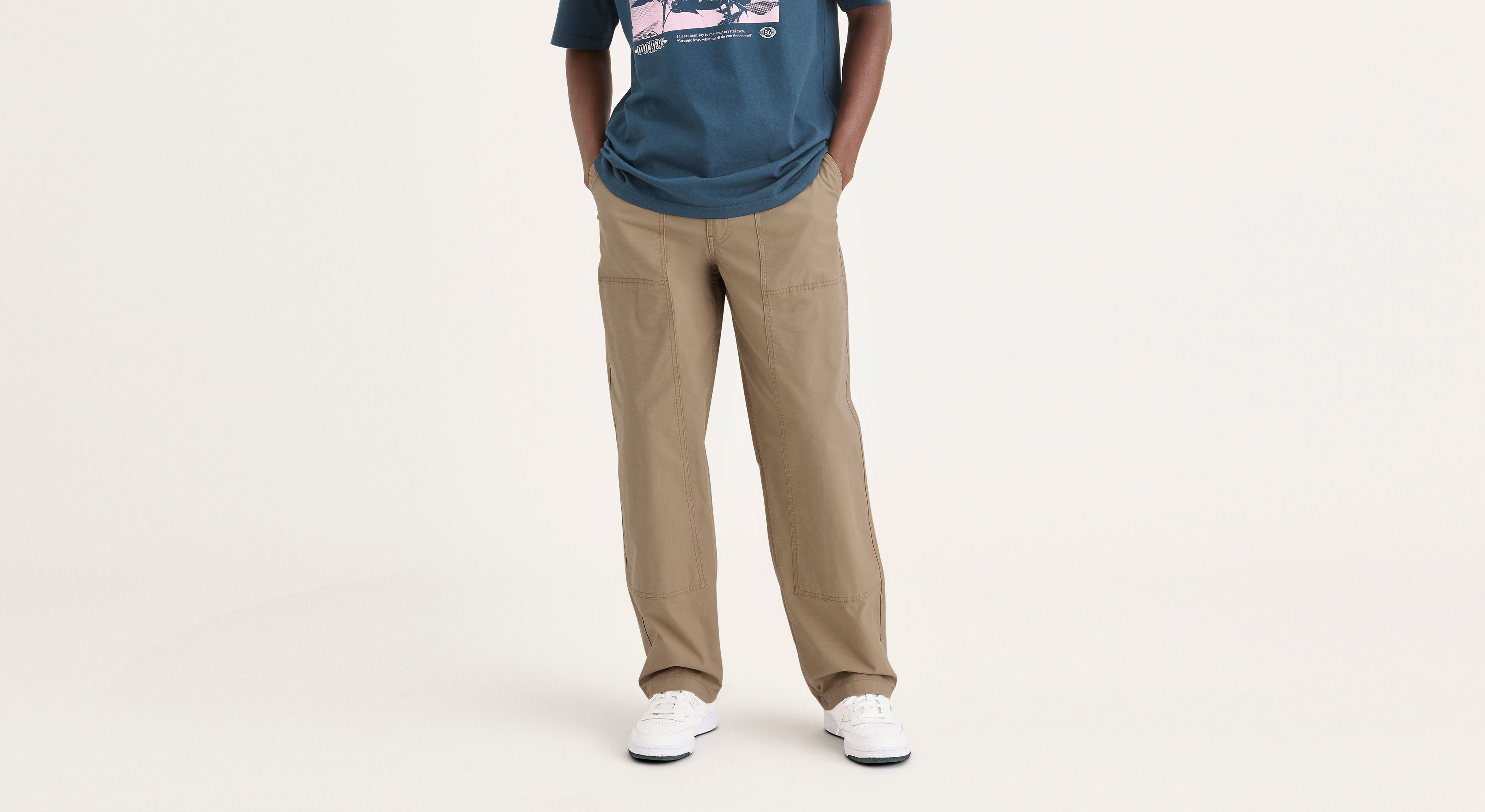 Dockers Eighty-Six pantalon utilitaire beige coupe large
