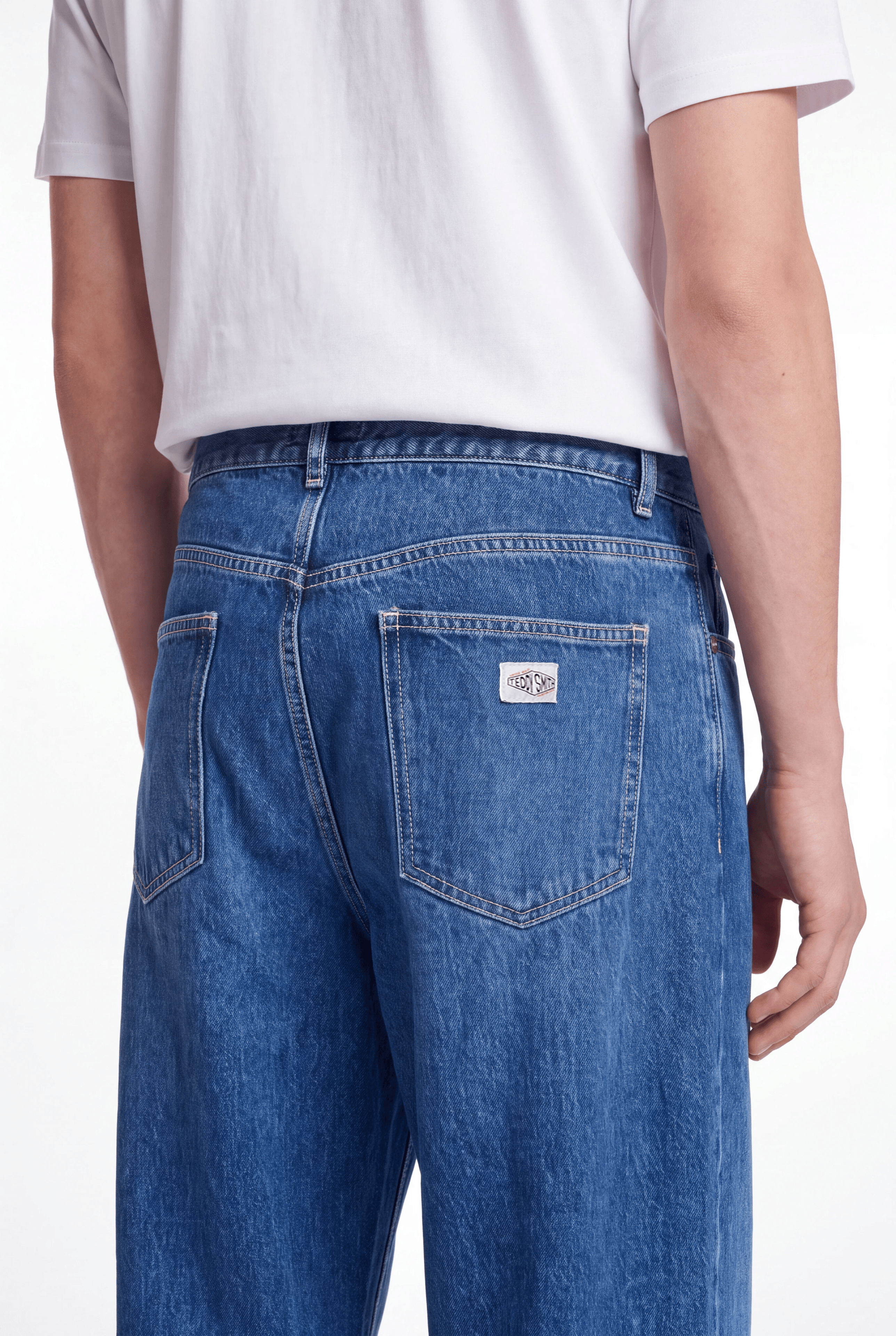 Teddy Smith Big Memphis jean baggy indigo 100% coton