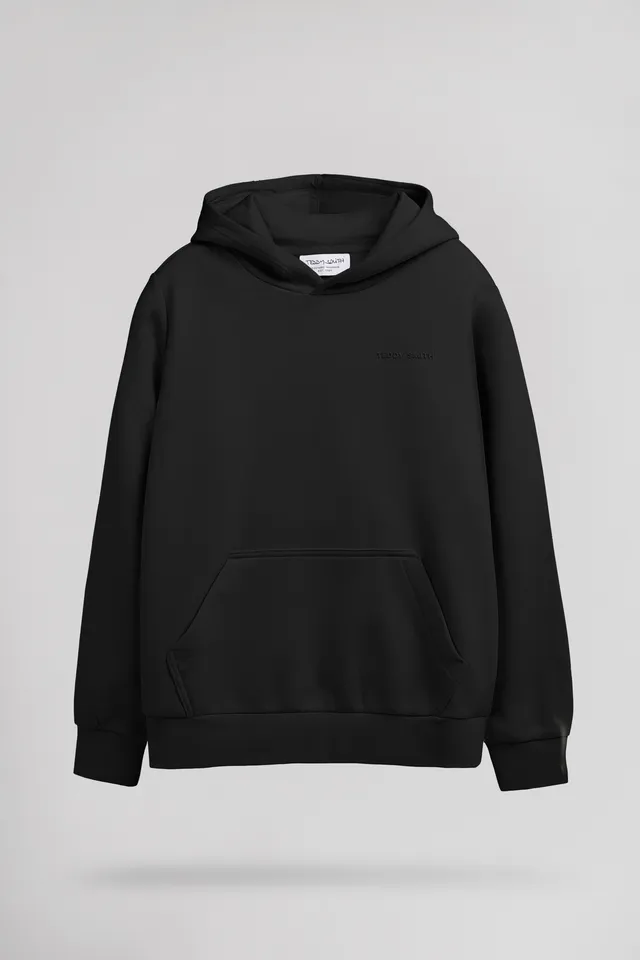 Teddy Smith S-Nark Hoody sweat capuche noir garçon