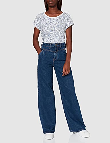 Lee Stella A Line Yoke jean femme boyfriend délavé