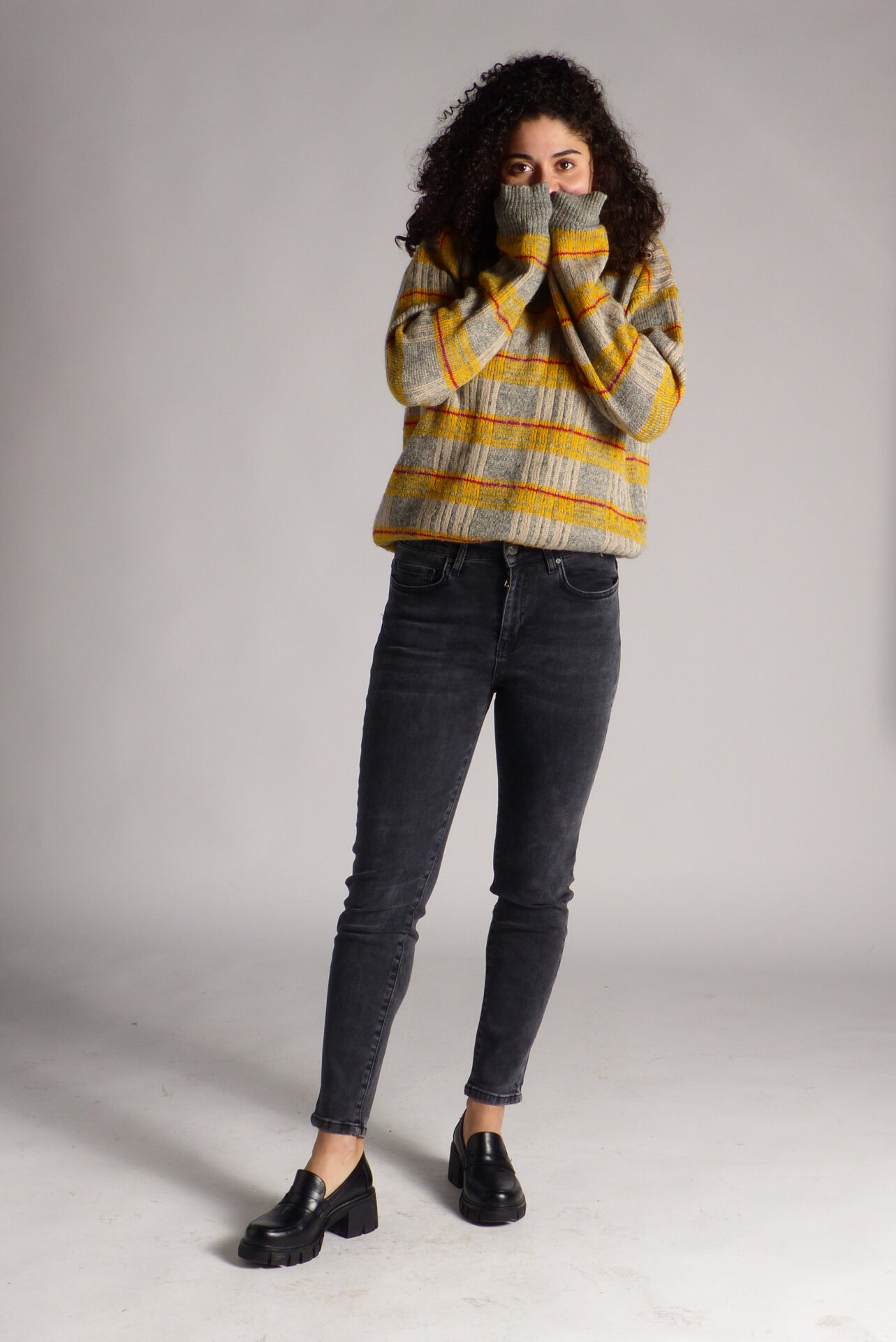 AA Spontané Slim jean slim noir délavé stretch confort