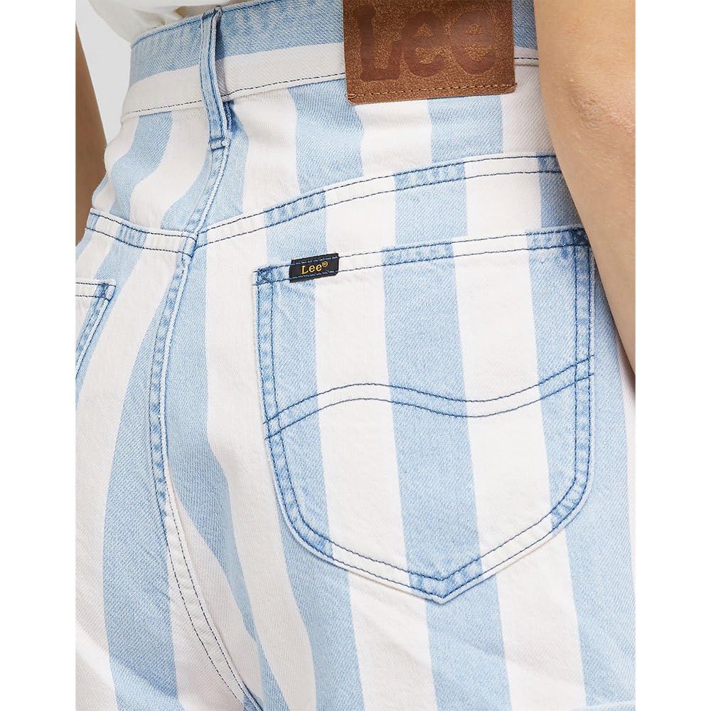 Lee Pleated short jean femme 26W taille haute
