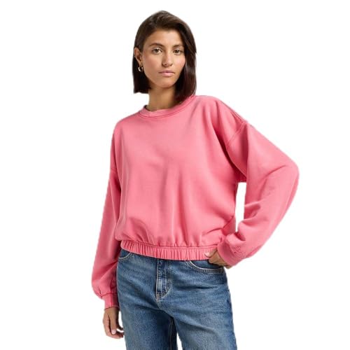 Lee Sleeve Detail Sweatshirt sweat femme litchi taille L coupe décontractée