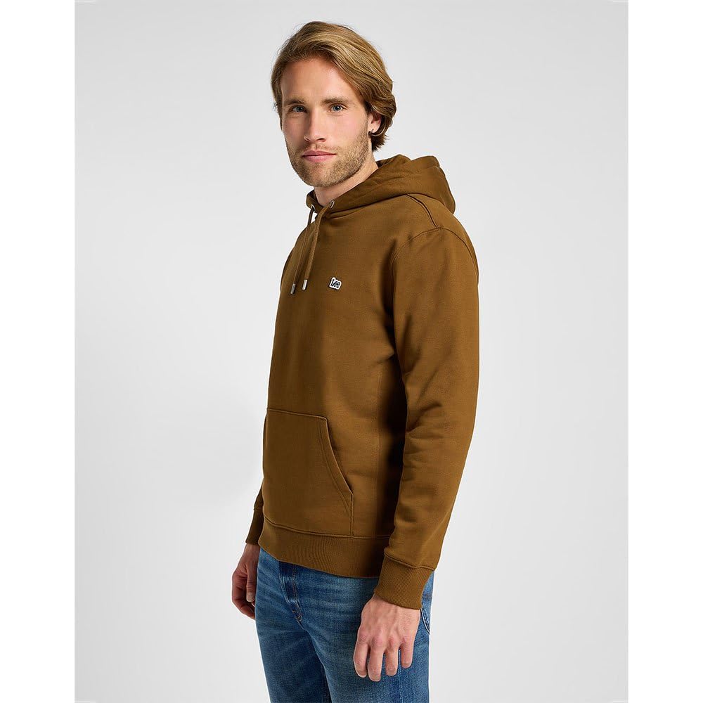Lee Plain Hoodie sweat capuche homme uni molleton
