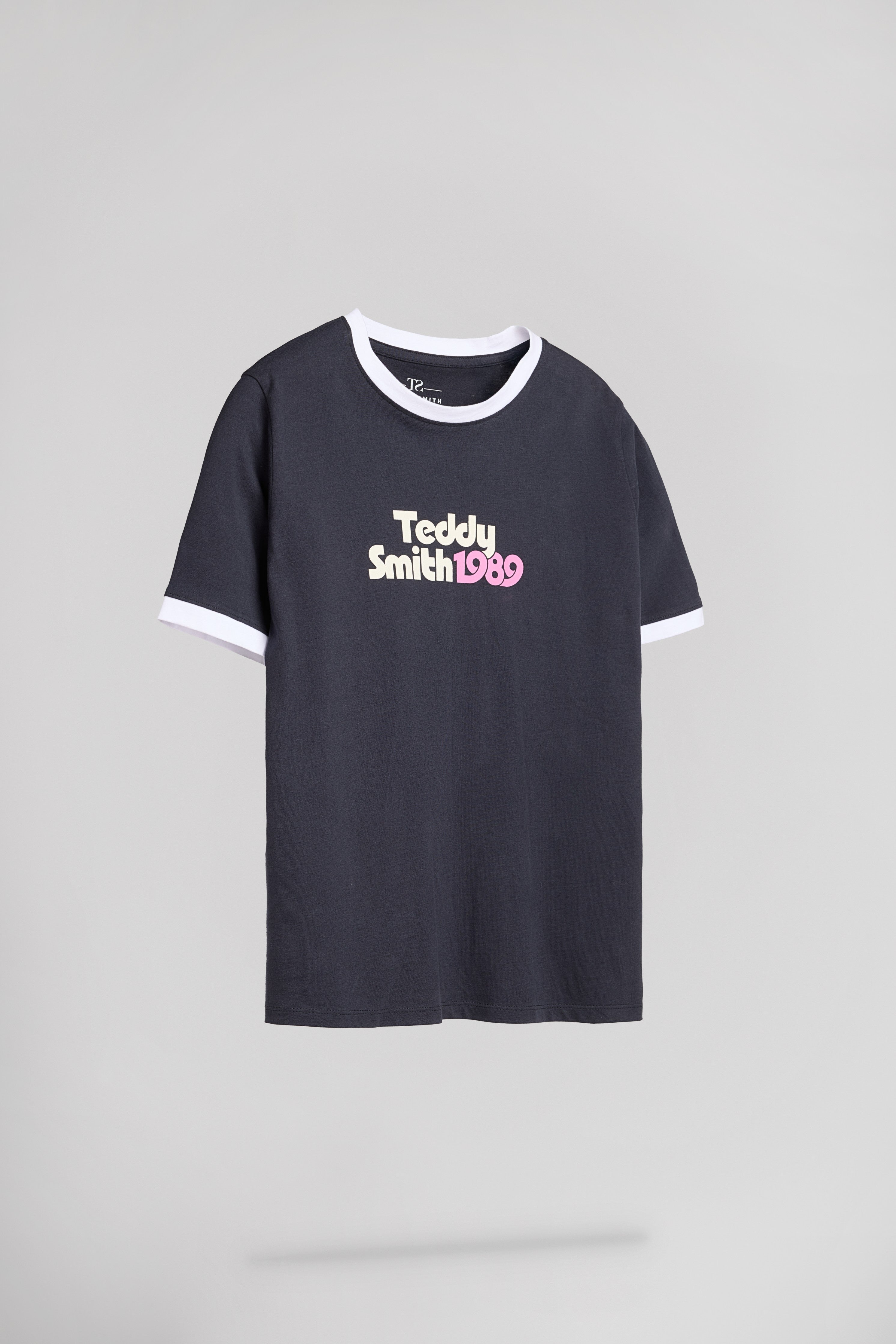 Teddy Smith T-Vintage MC t-shirt femme bleu marine droit