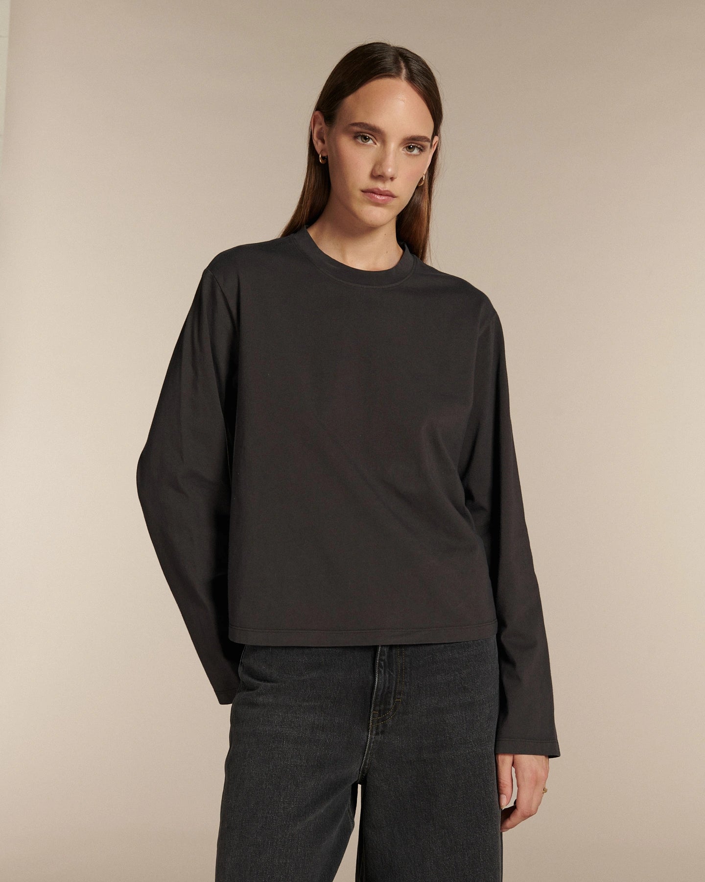 Labdip Cary Truffle t-shirt manches longues coton