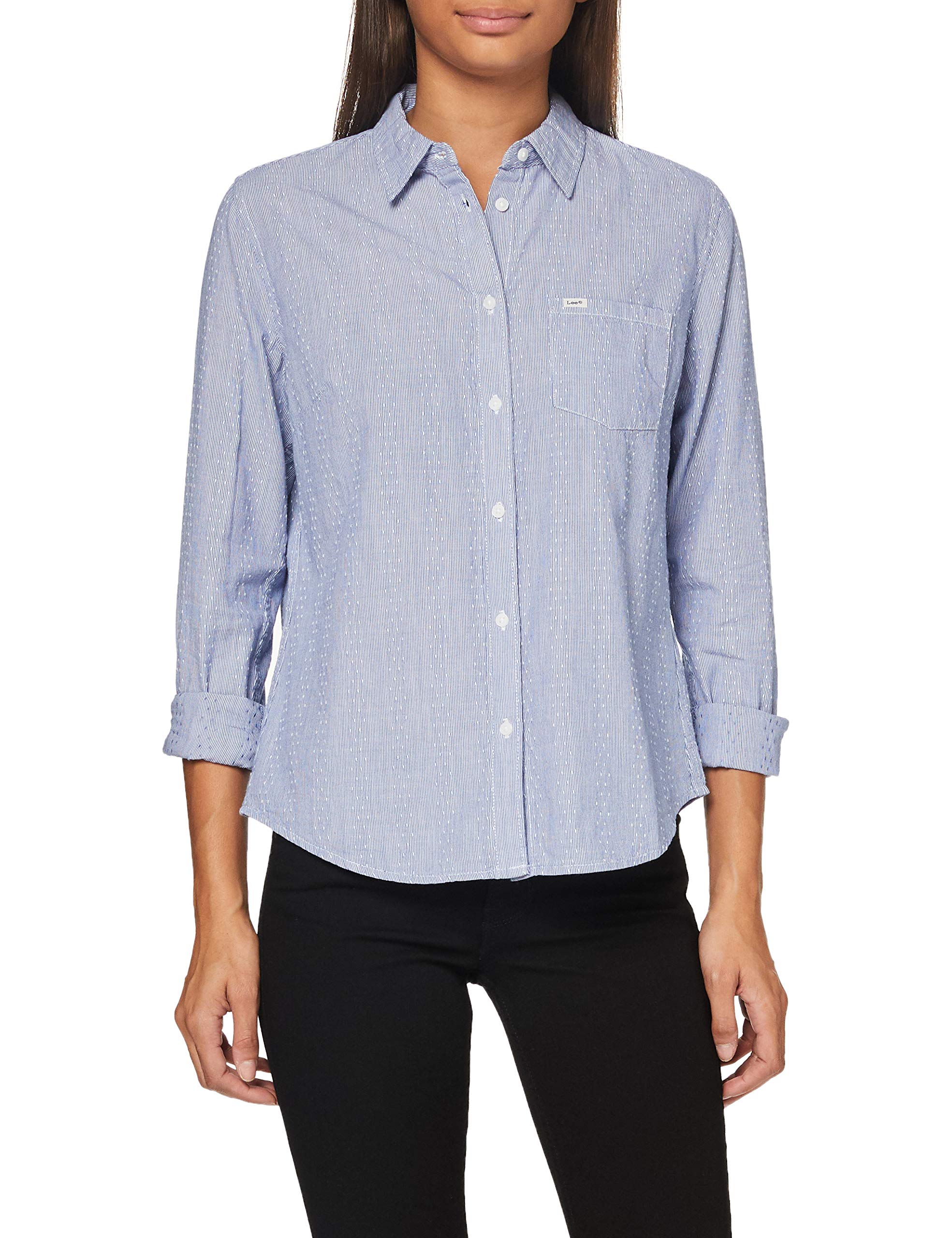 Lee Regular Chemise femme bleu frost coton