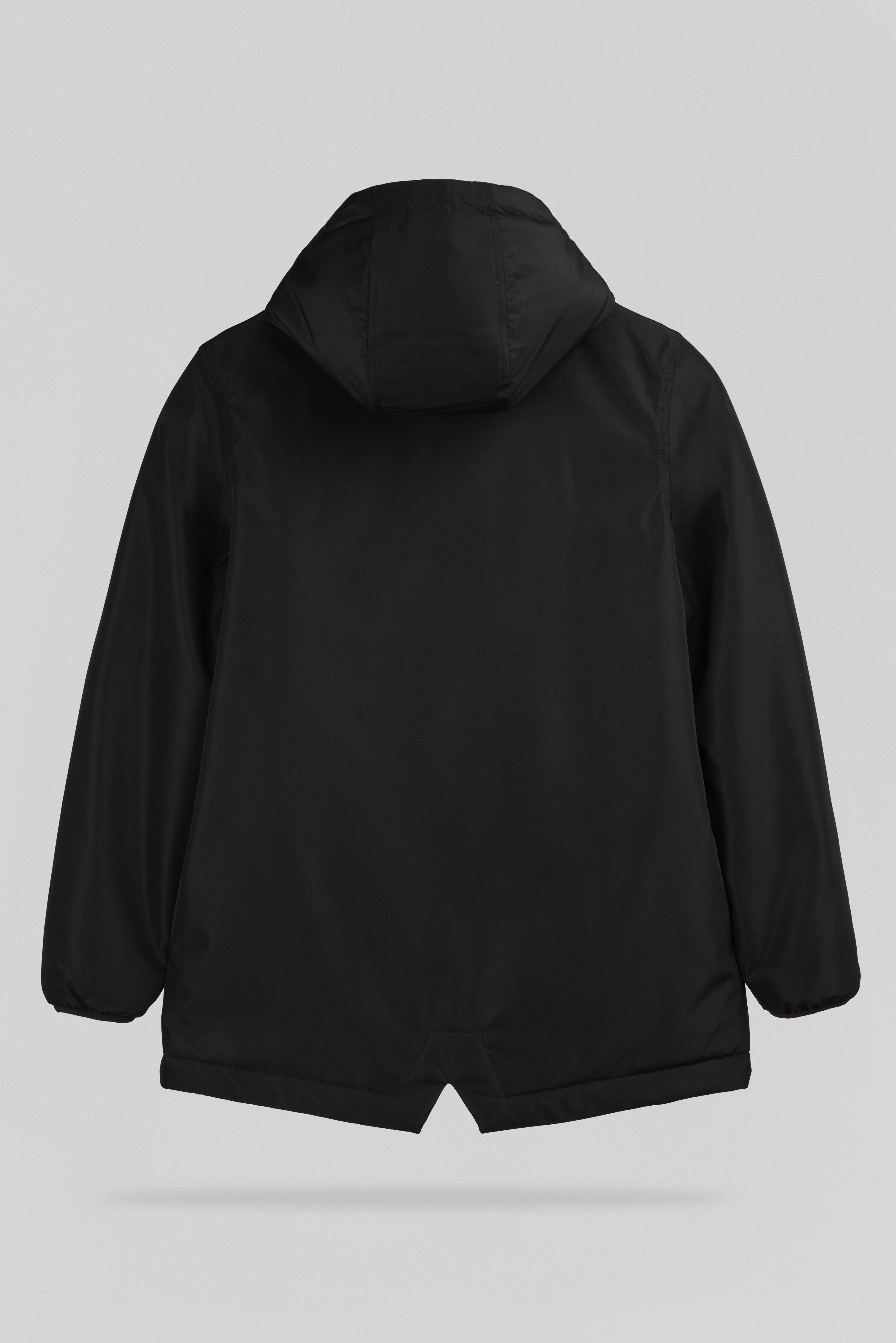 Teddy Smith P-Hanz JR parka garcon noir capuche polaire
