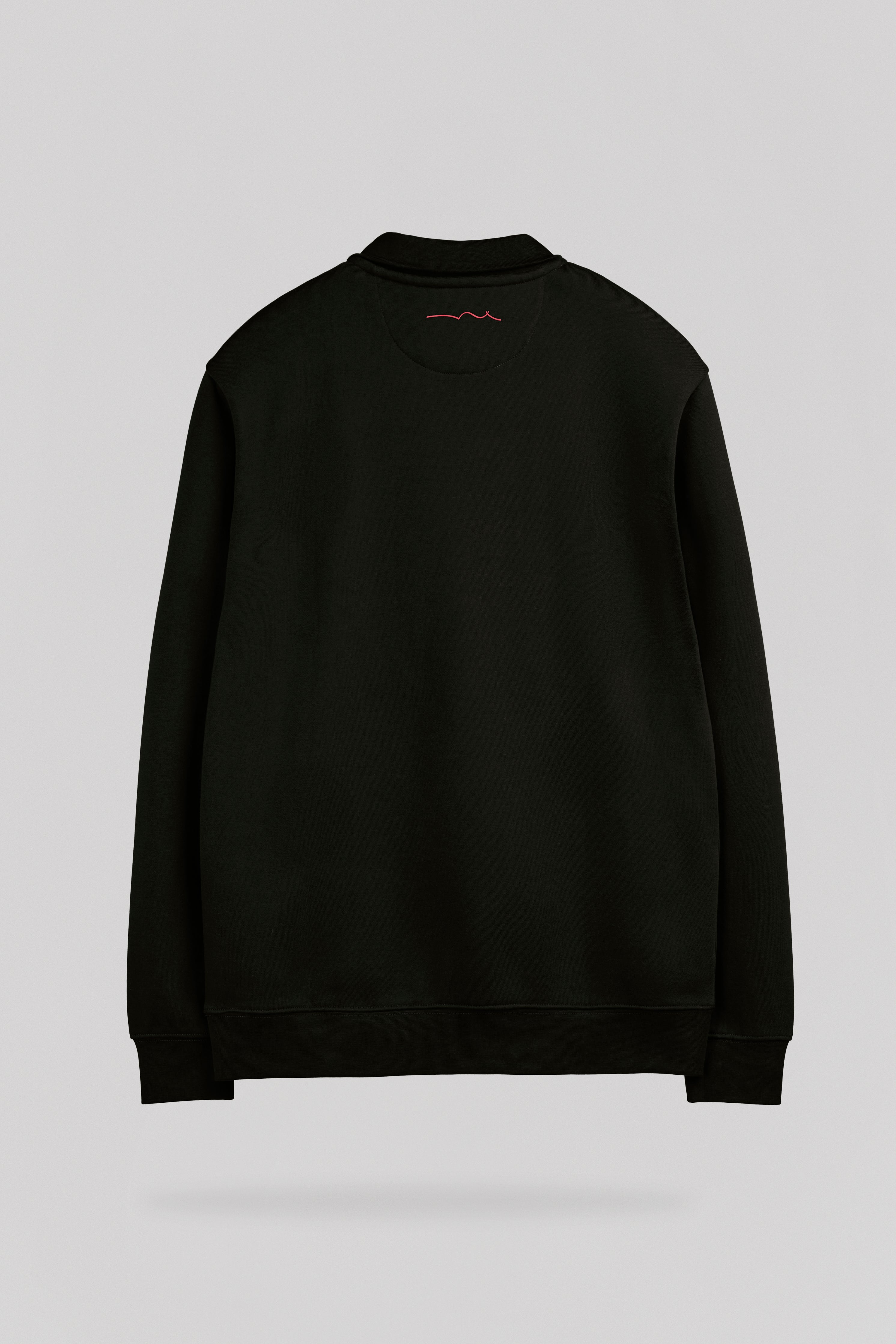 Teddy Smith S-Loan sweat col camionneur noir coton