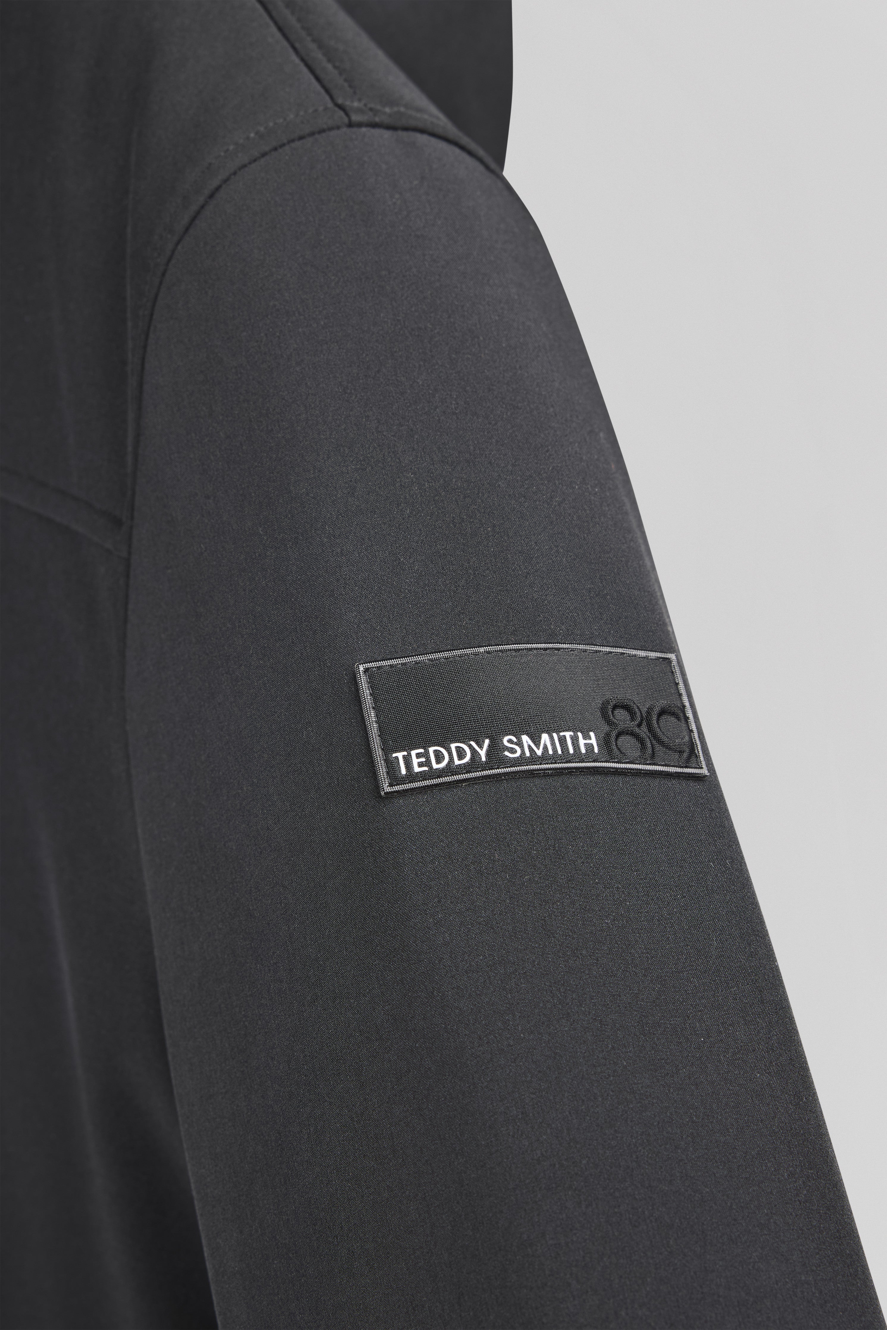 Teddy Smith B-Samy blouson noir déperlant capuche