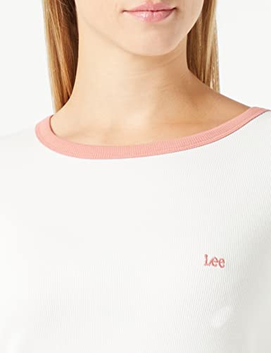 Lee Côtelé SS t-shirt femme taille L ajusté