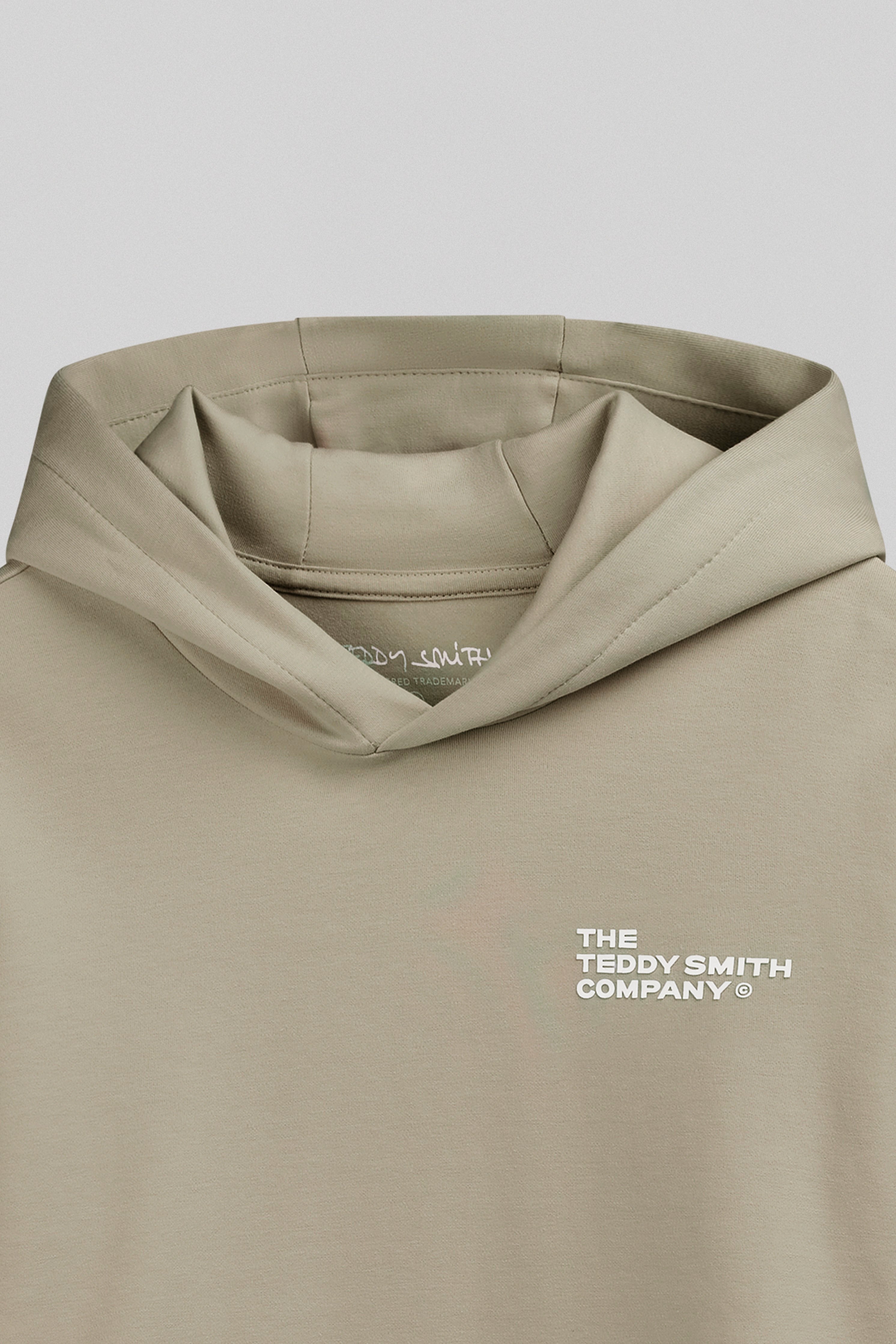 Teddy Smith S-Company Hoody JR sweat garçon Bleach Kaki