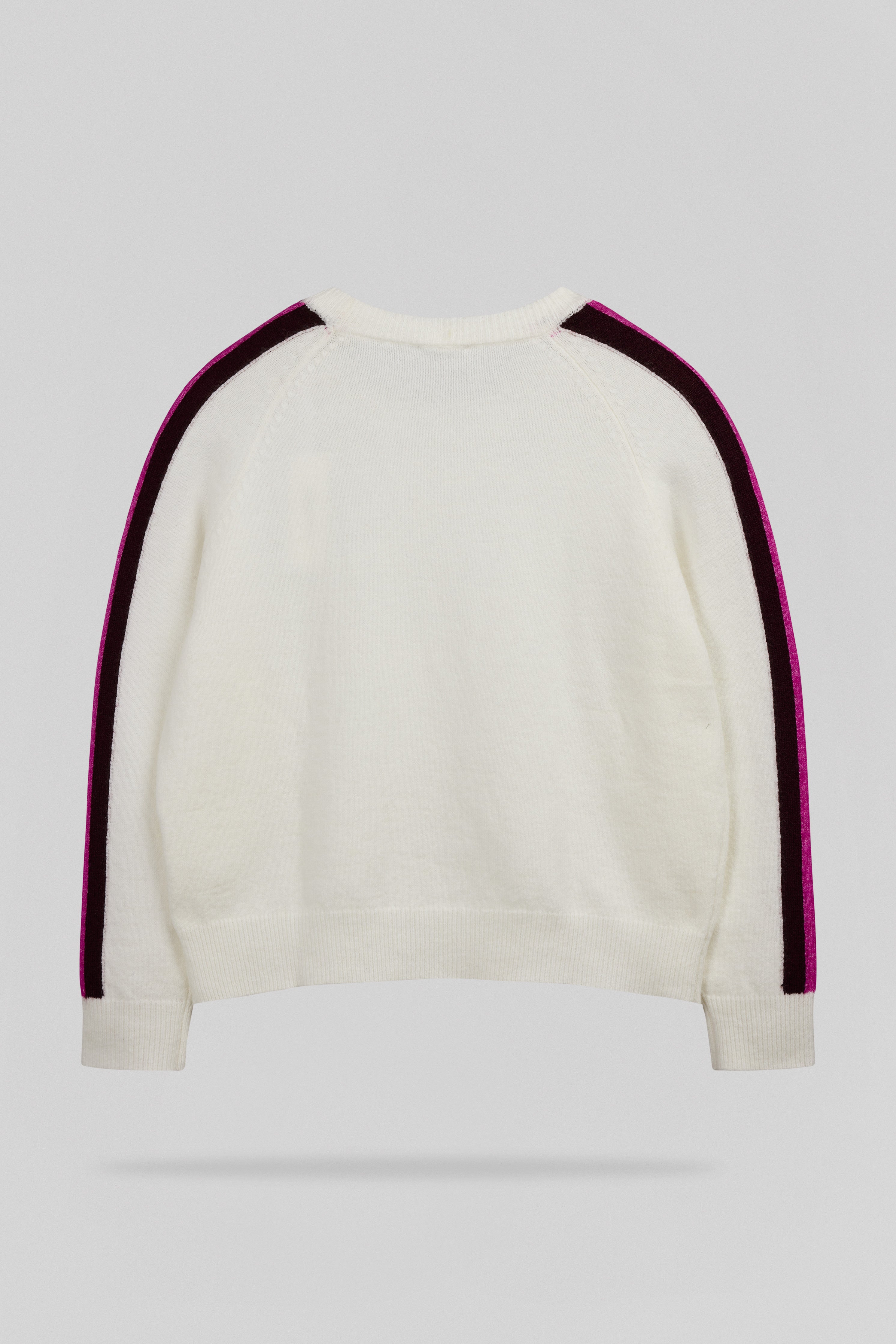 Teddy Smith P-Nana Middle White pull blanc cassé laine