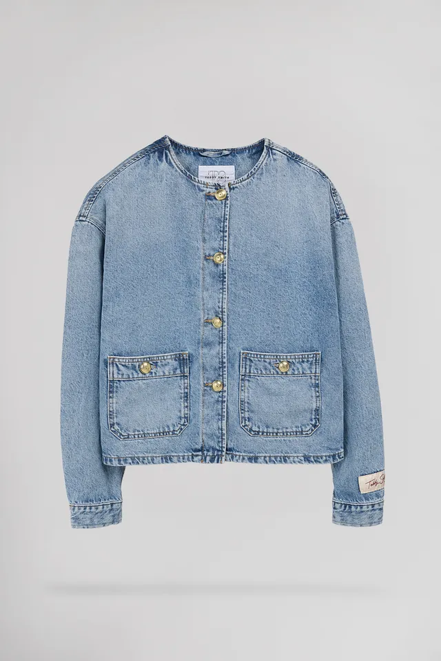 Teddy Smith B-Josefa veste jean indigo clair