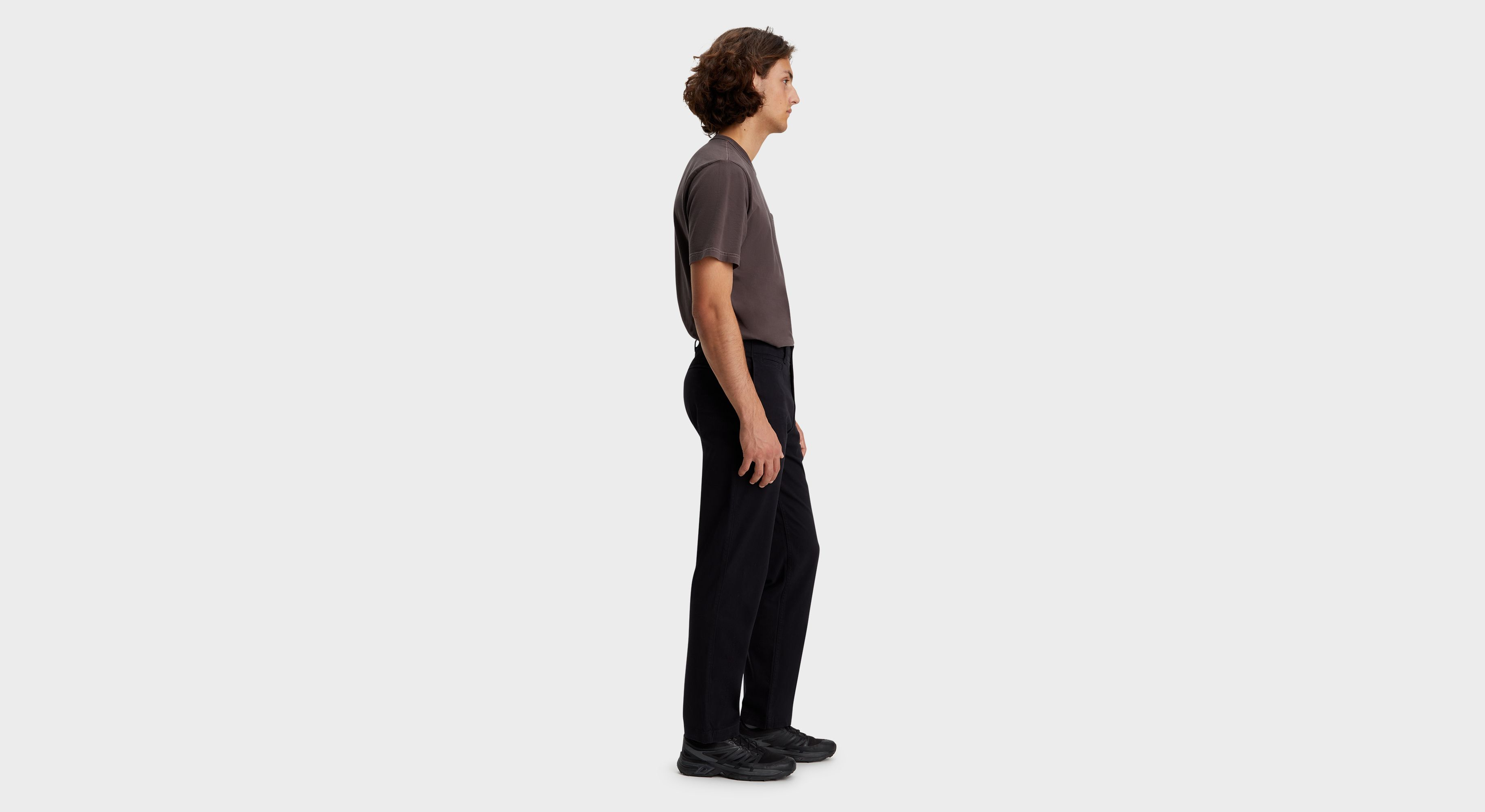 Dockers Alpha Chino pantalon homme noir coupe droite
