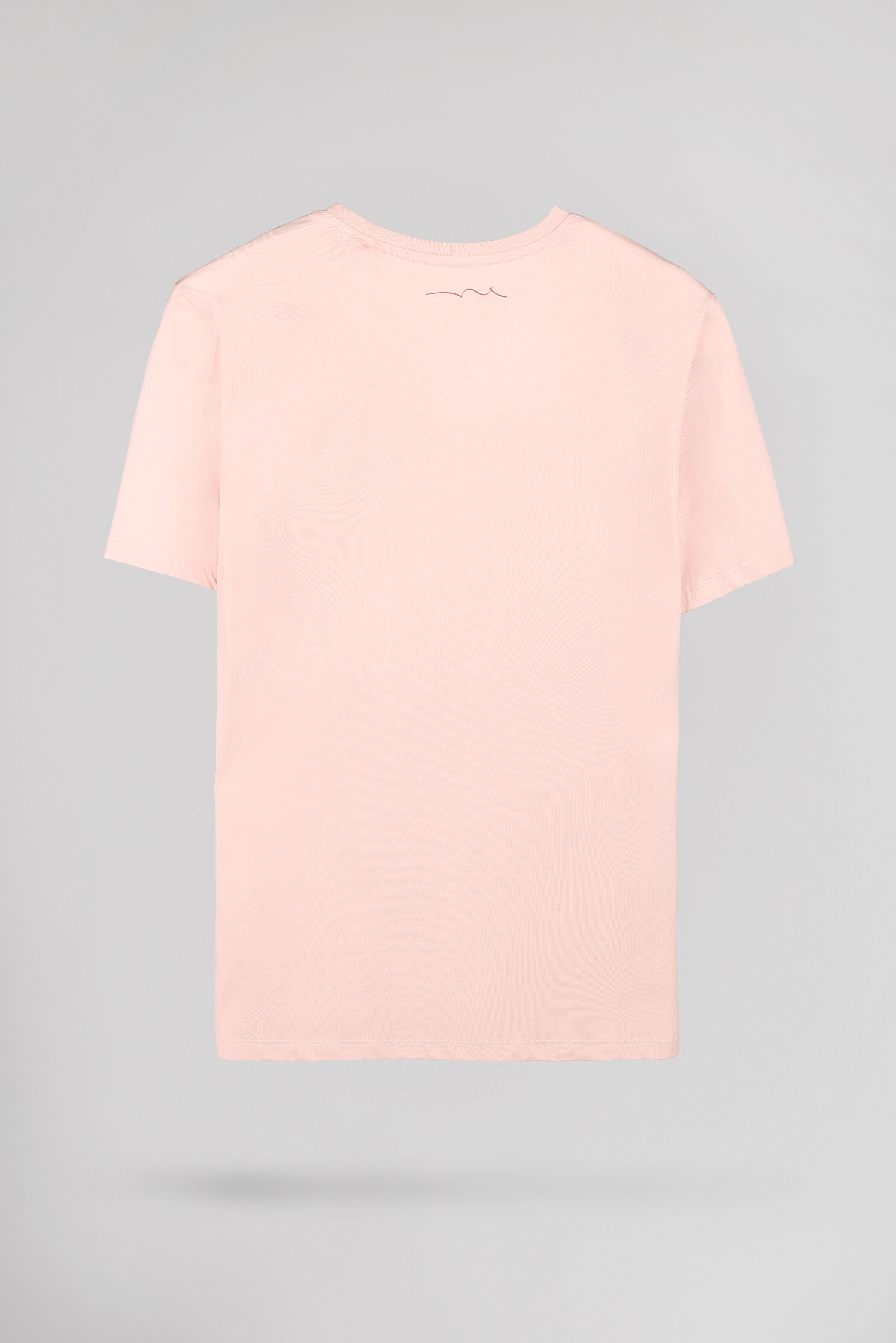 Teddy Smith T-Evry MC T-shirt Rose Pastel Col Rond
