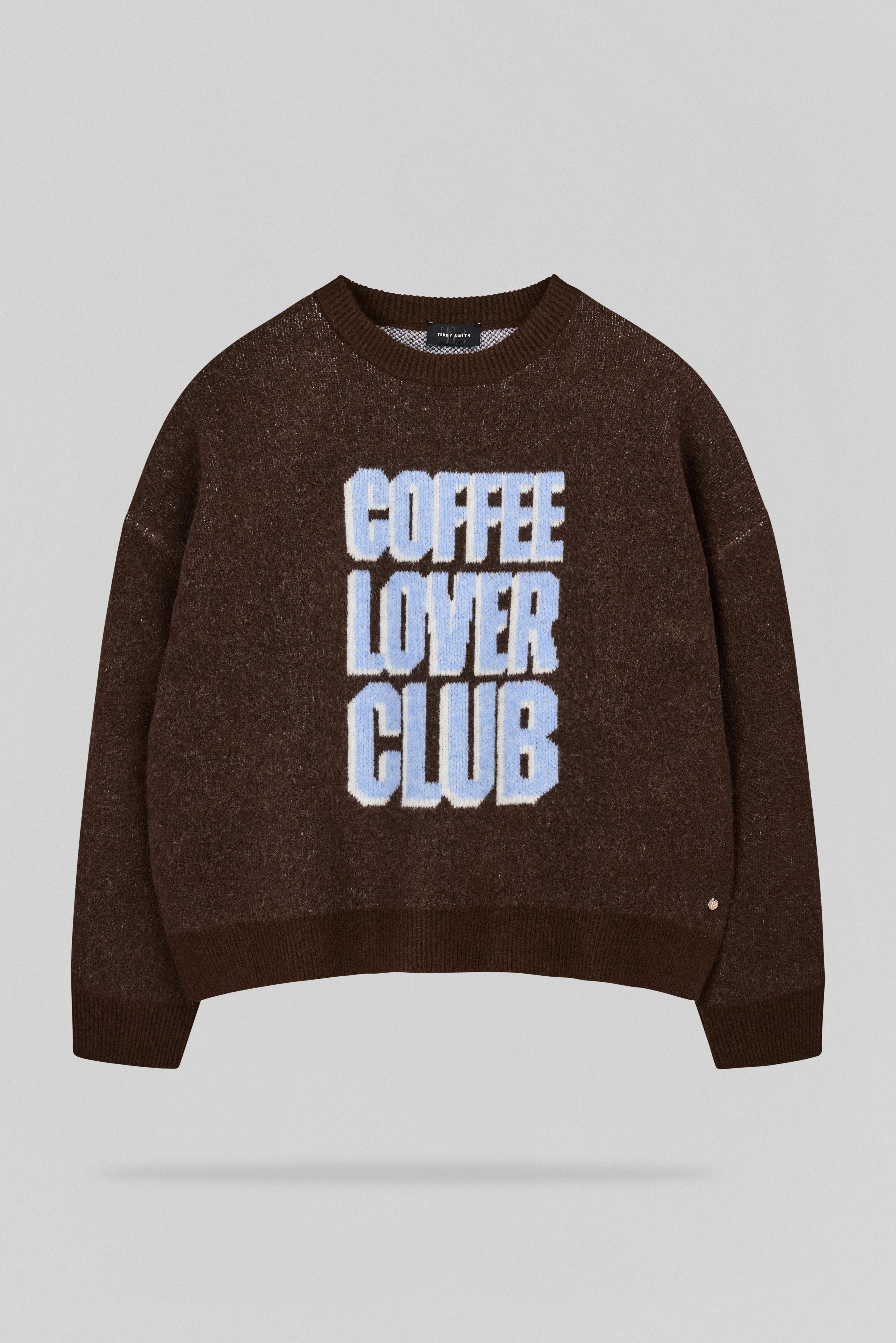 Teddy Smith P-Aina pull femme chocolat coffee lover