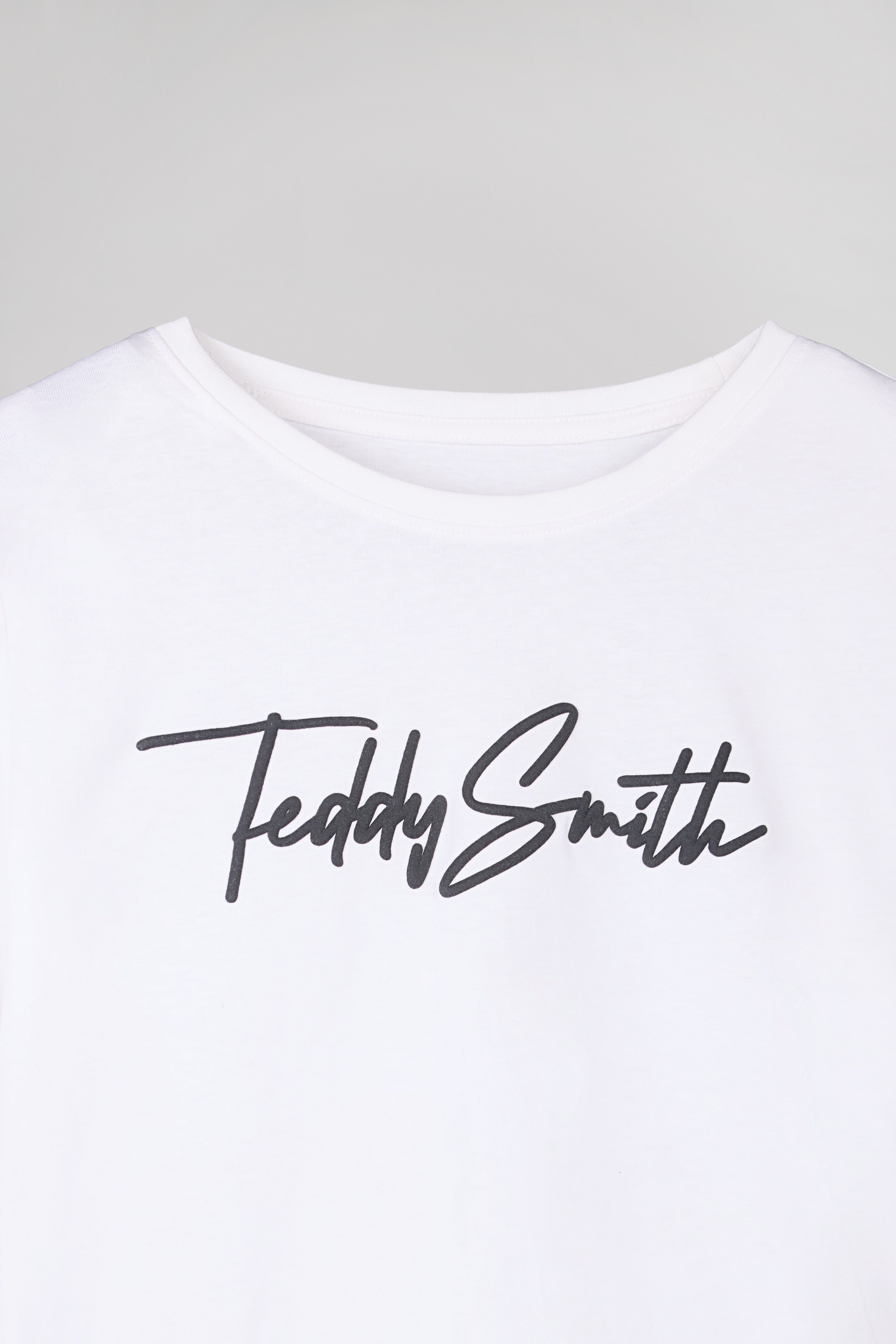 Teddy Smith T-Evan t-shirt garçon blanc coton