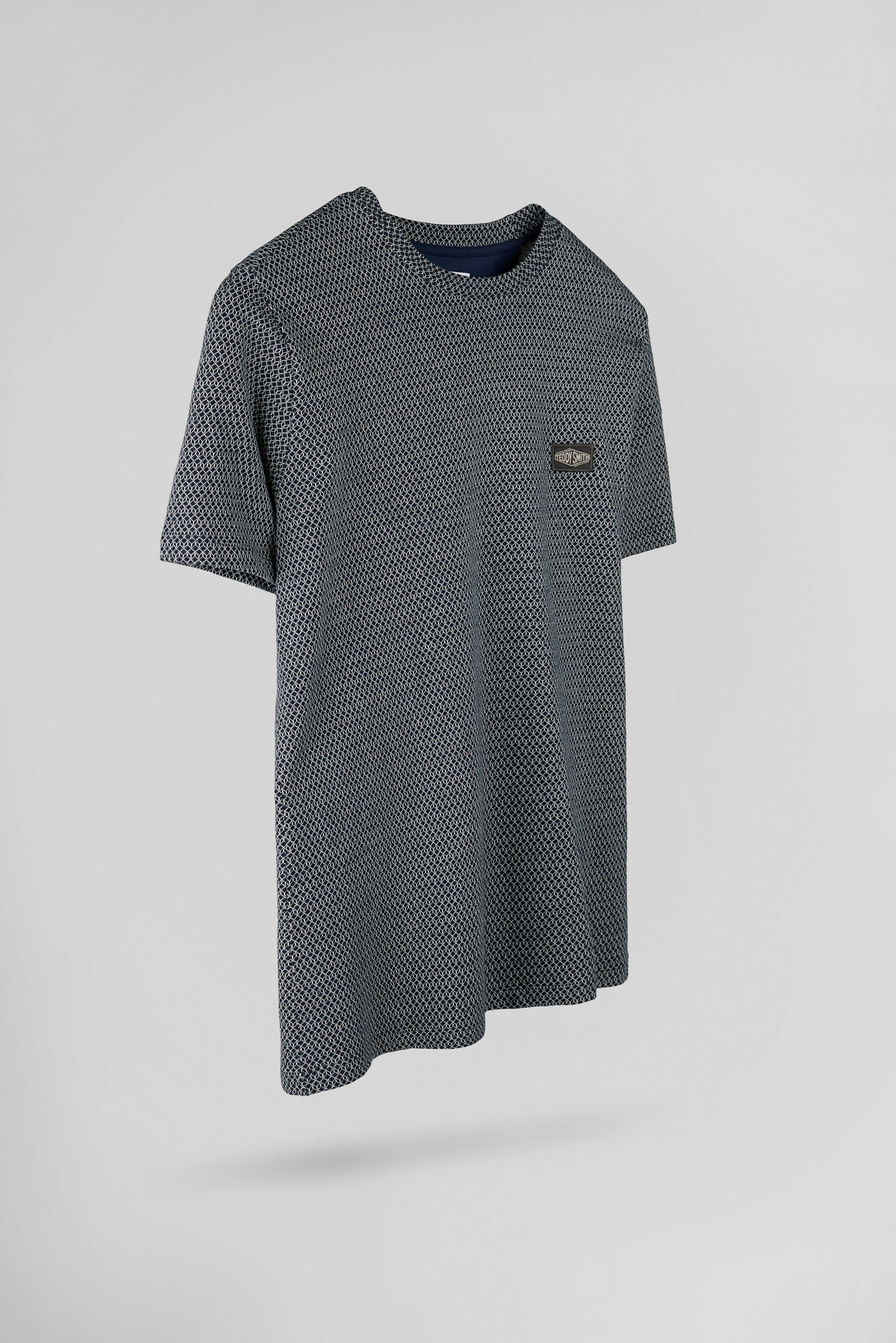 Teddy Smith T-Joos MC T-shirt Homme Bleu Marine Coton