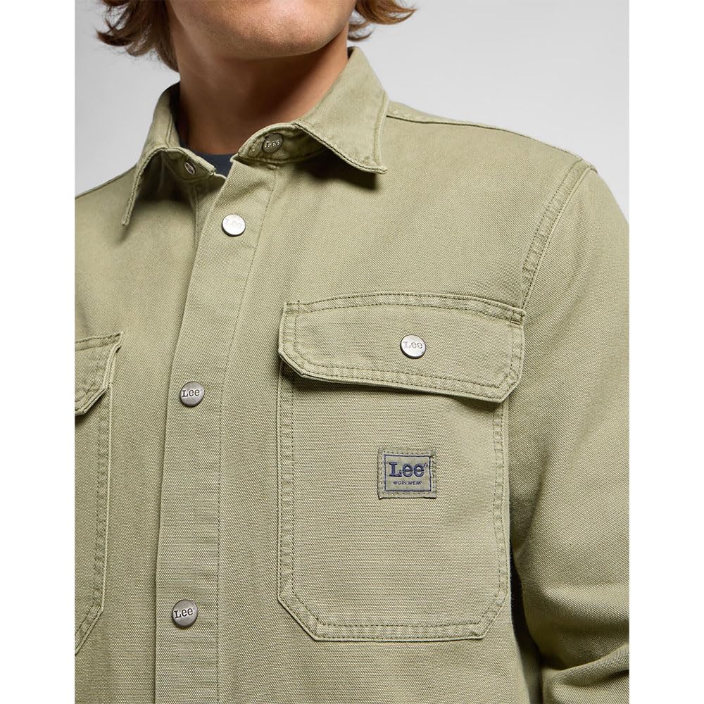 Lee Workwear Overshirt Surchemise Homme Écru Taille L