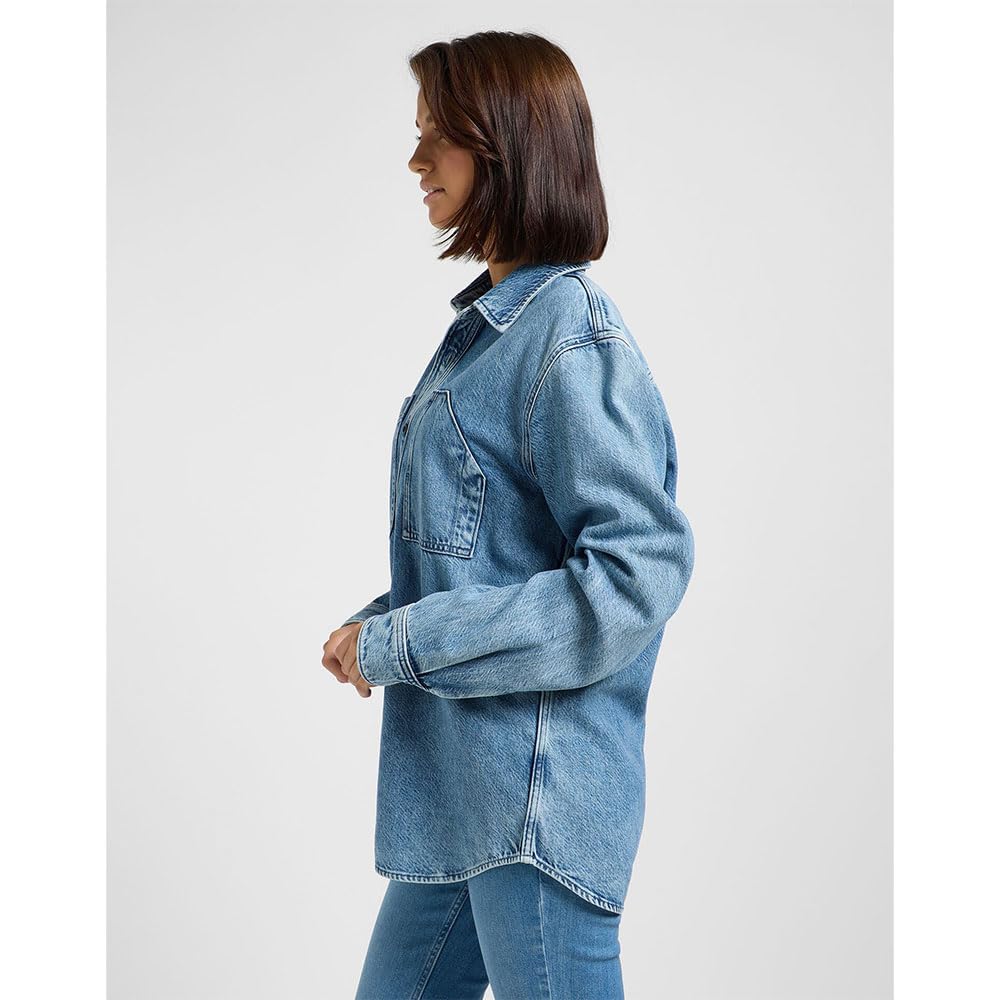 Lee Engineer Overshirt Surchemise Blue Meadow Taille XL